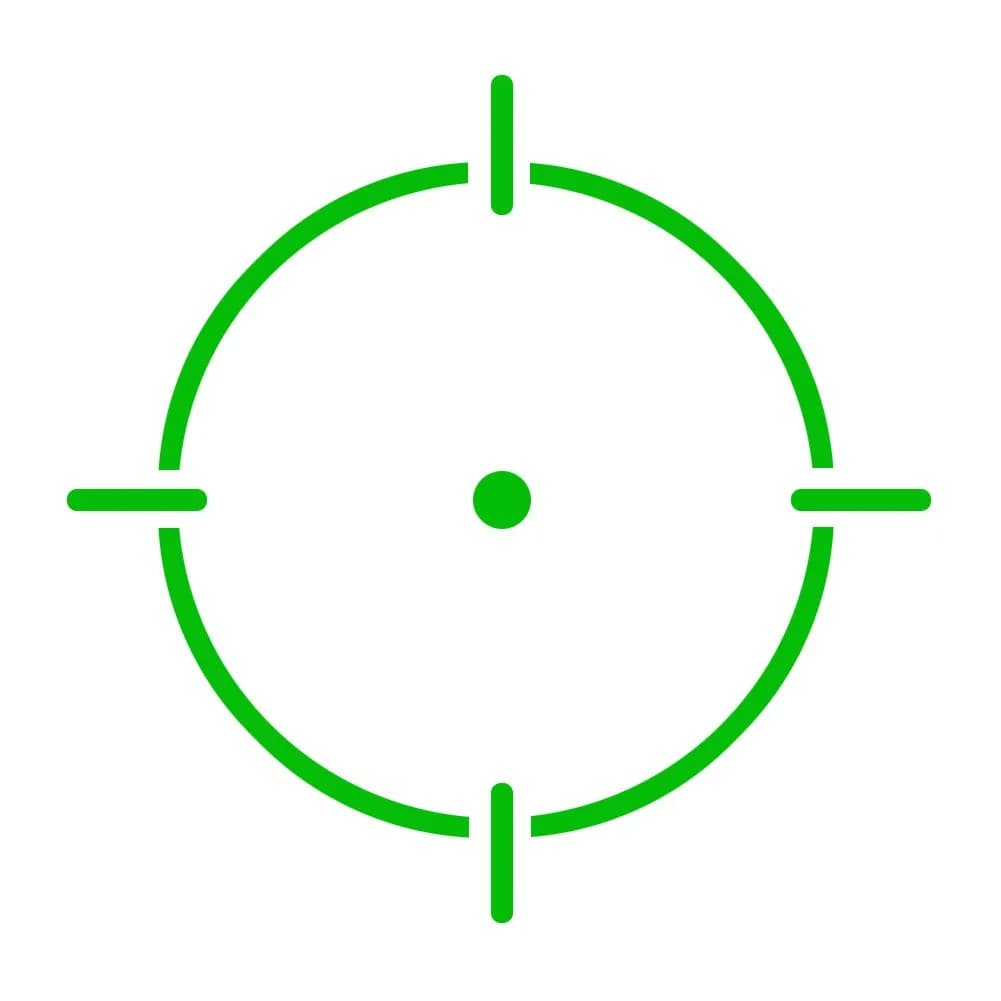 HOLOSUN SCS-MOS Multi-Reticle System Solar-Charging Reflex Sight (SCS-M-GR) 5