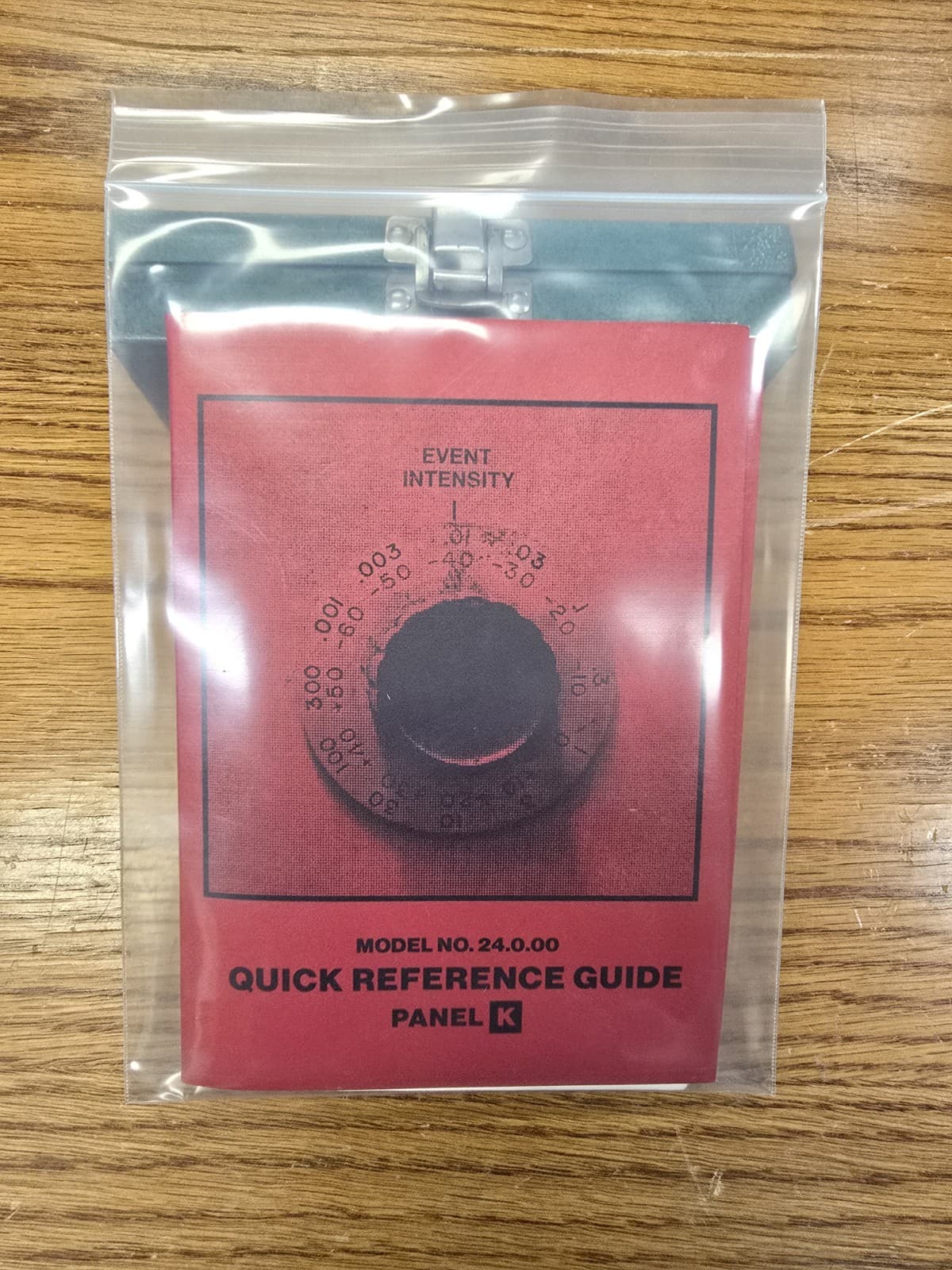 Nine Inch Nails NIN Add Violence Quick Reference Guide Panel K Model 24.0.00 NEW 4