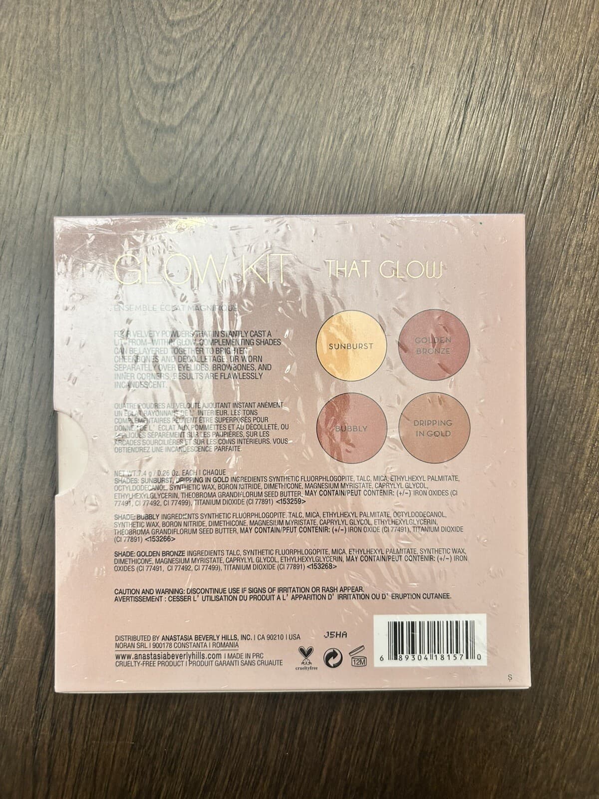 Anastasia Beverly Hills Glow Kit THAT GLOW Highlighting Illuminating Palette 4