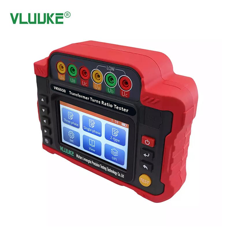 Handheld Transformer Turns Ratio Tester Ratio Group Meter 3 Phase Single Phase 4