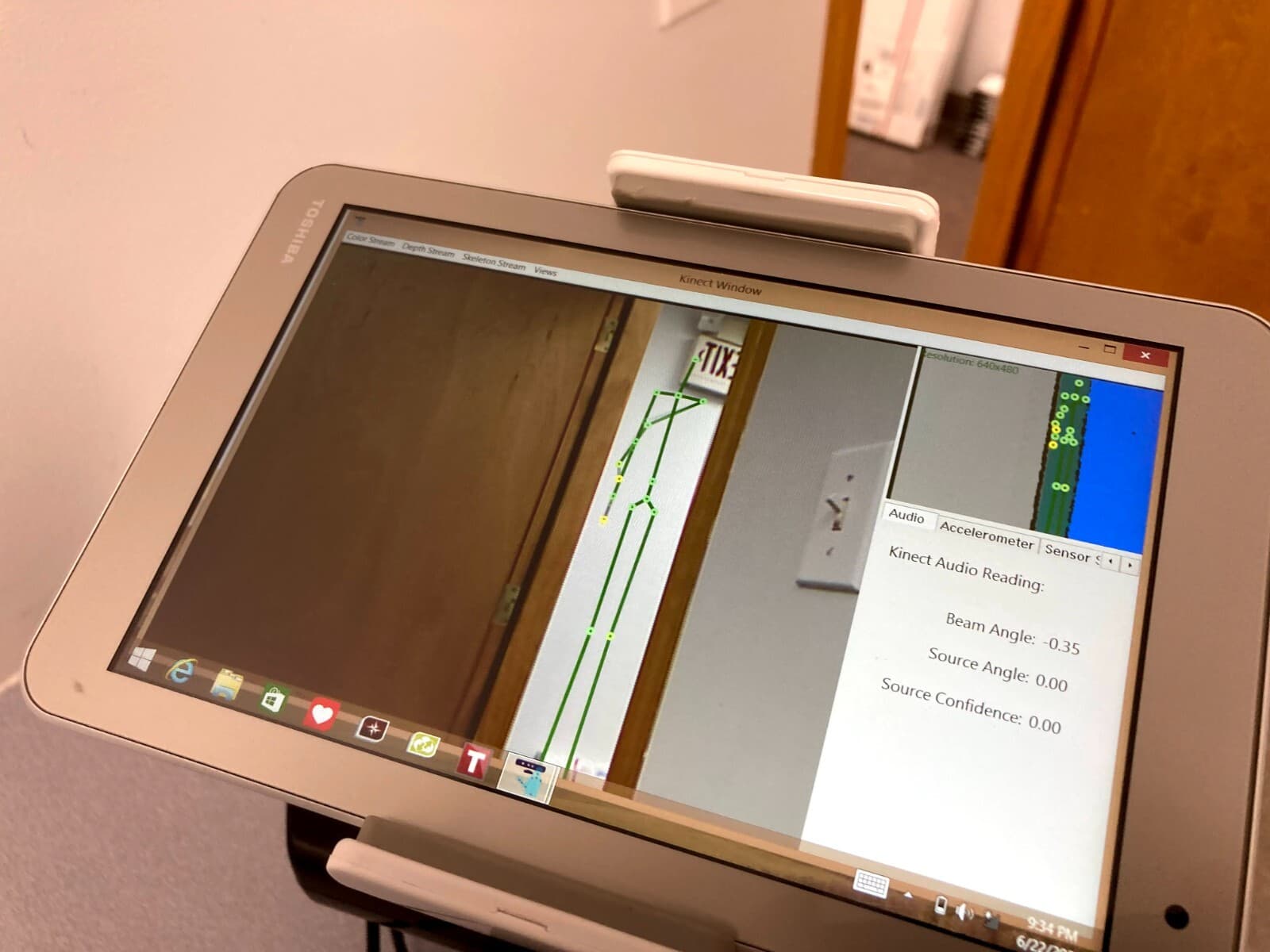 SLS Stickman system using an XBOX 360 Kinect sensor for ghost hunting complete 2