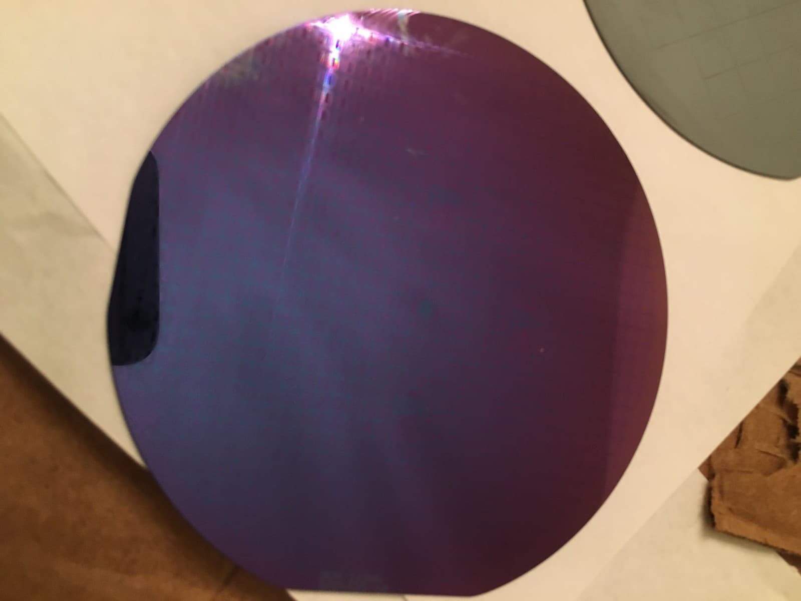 4" Unknown "MON" Silicon Wafer 1980s Extremely Rare 3