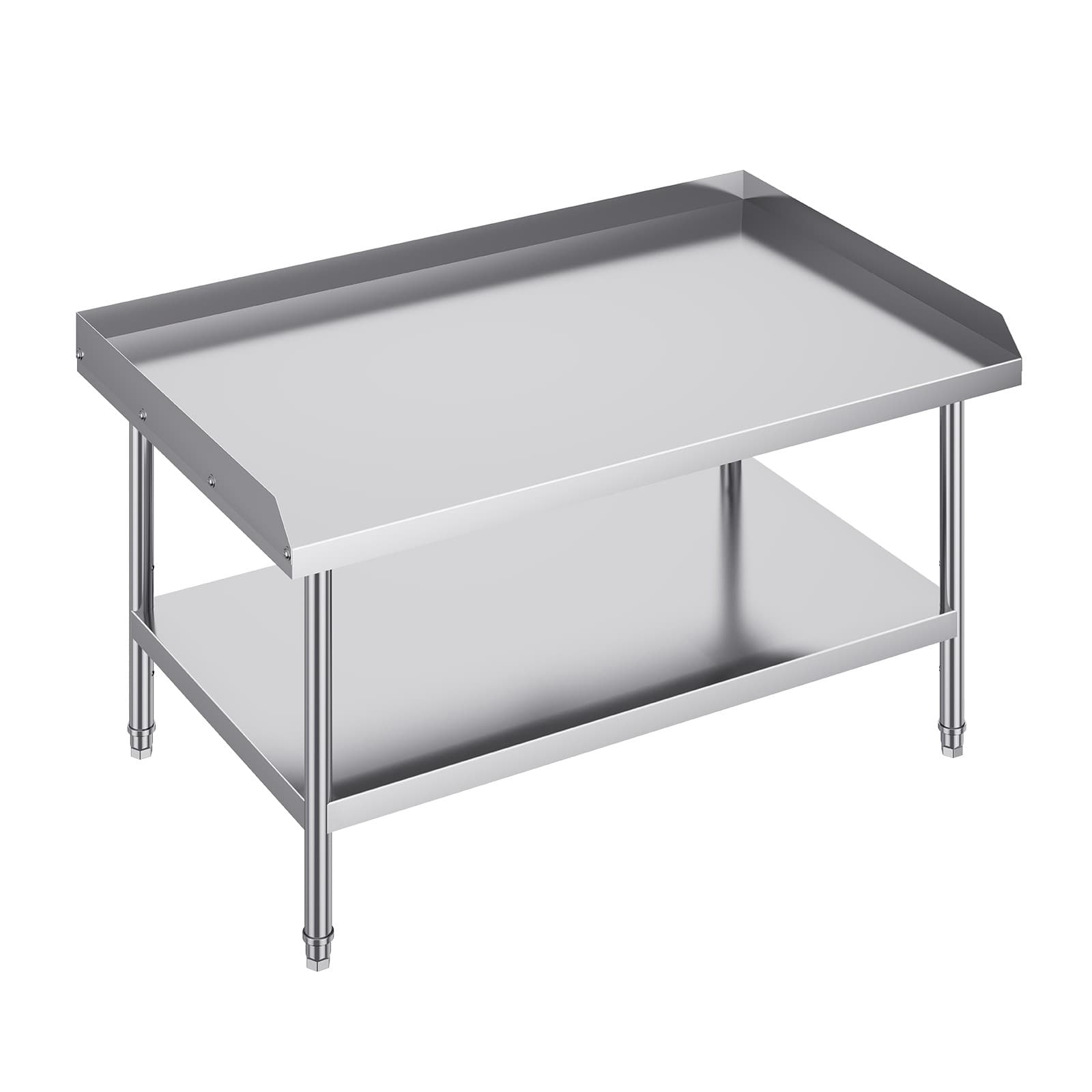 Uimoso Stainless Steel Work Table 30"x48" for Commercial Kitchen and Food Prep