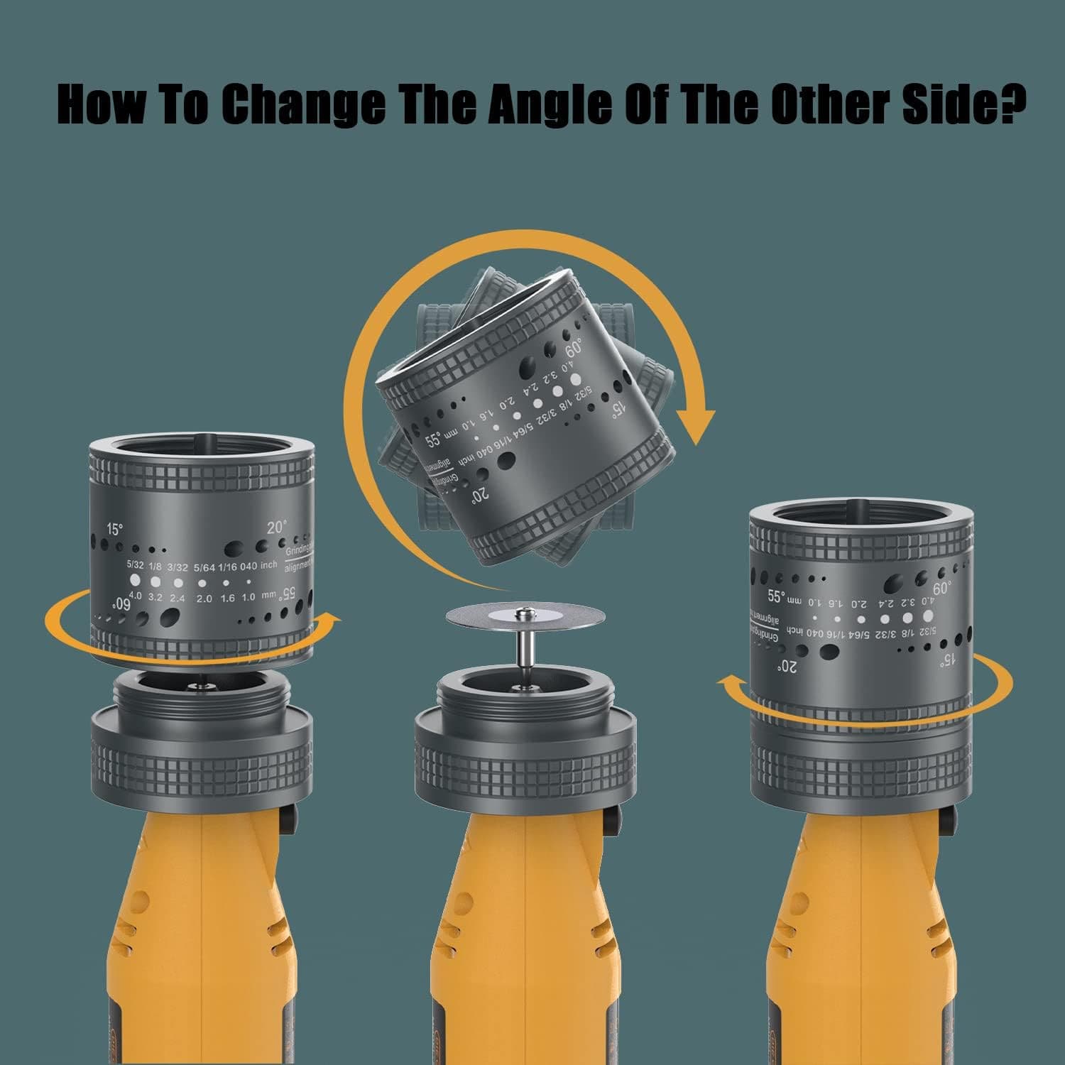 Tungsten Electrode Sharpener Grinder For TIG welding, 6 Sizes 10 Angles, TIG Wel 4