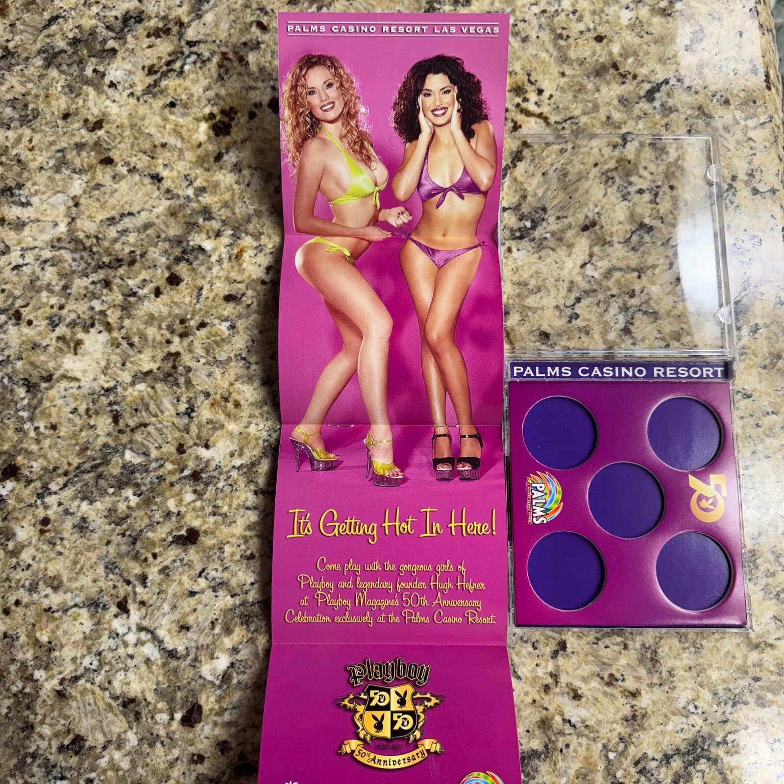 Las Vegas Palms Playboy CD Case For Commemorative Chips 6