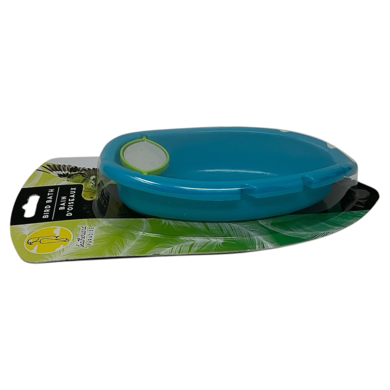 Caitec Featherland Paradise Birdie Bird Bath Tub For Small Birds With Mirror New 3