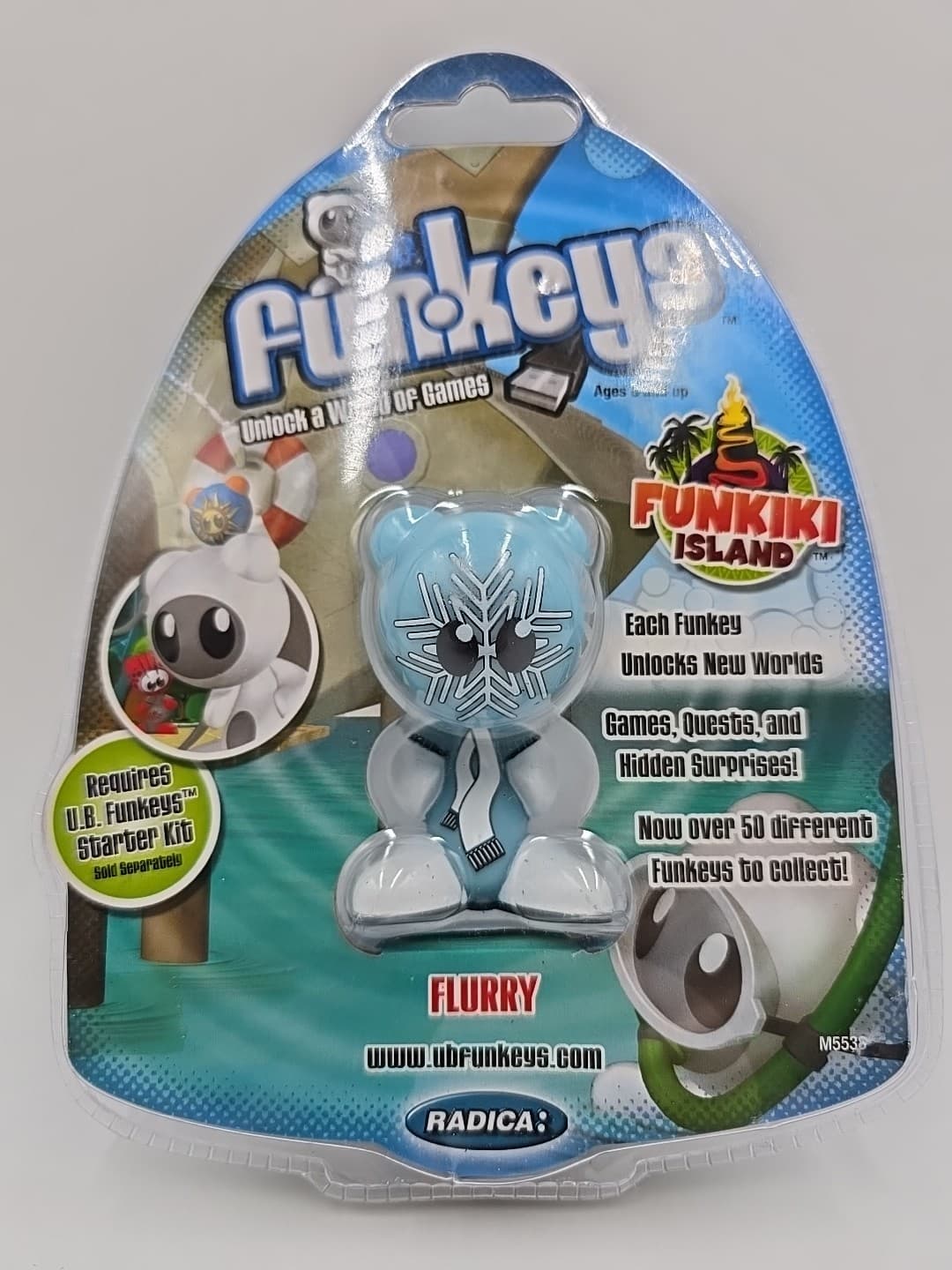 Radica U.B. Funkeys Flurry Funkiki Island Game Action Figure  2