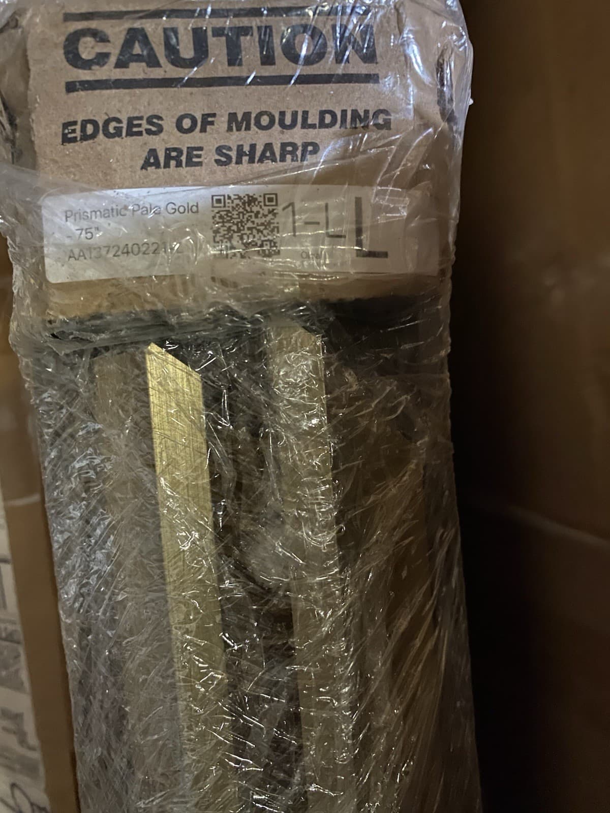 Deco 75" TV Frames Alloy Prismatic Pale Gold Bezel Samsung READ DESCRIPTION 2