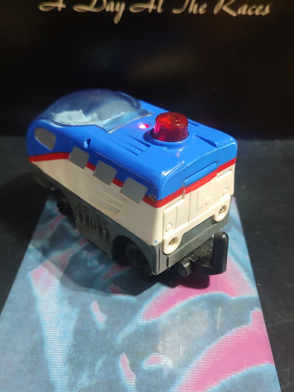 Rare 2010 Geotrax Blue Stand Alone Aero & Alt Eric Train Engine & Remote Lot! 3