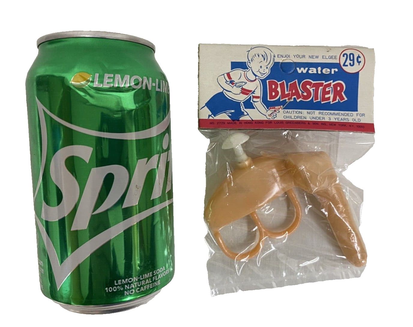 Pair of Sixth Finger Water  Gun 1960's Vintage New In Package 2