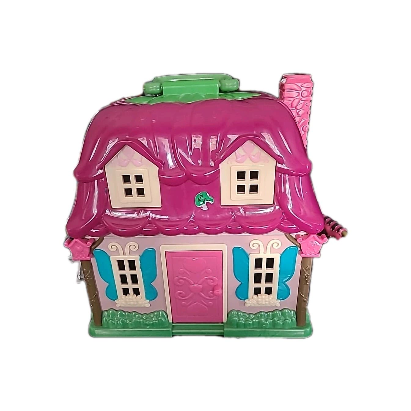 Li'l Woodzeez Countryside Cottage Pink Flower Fairy Doll House