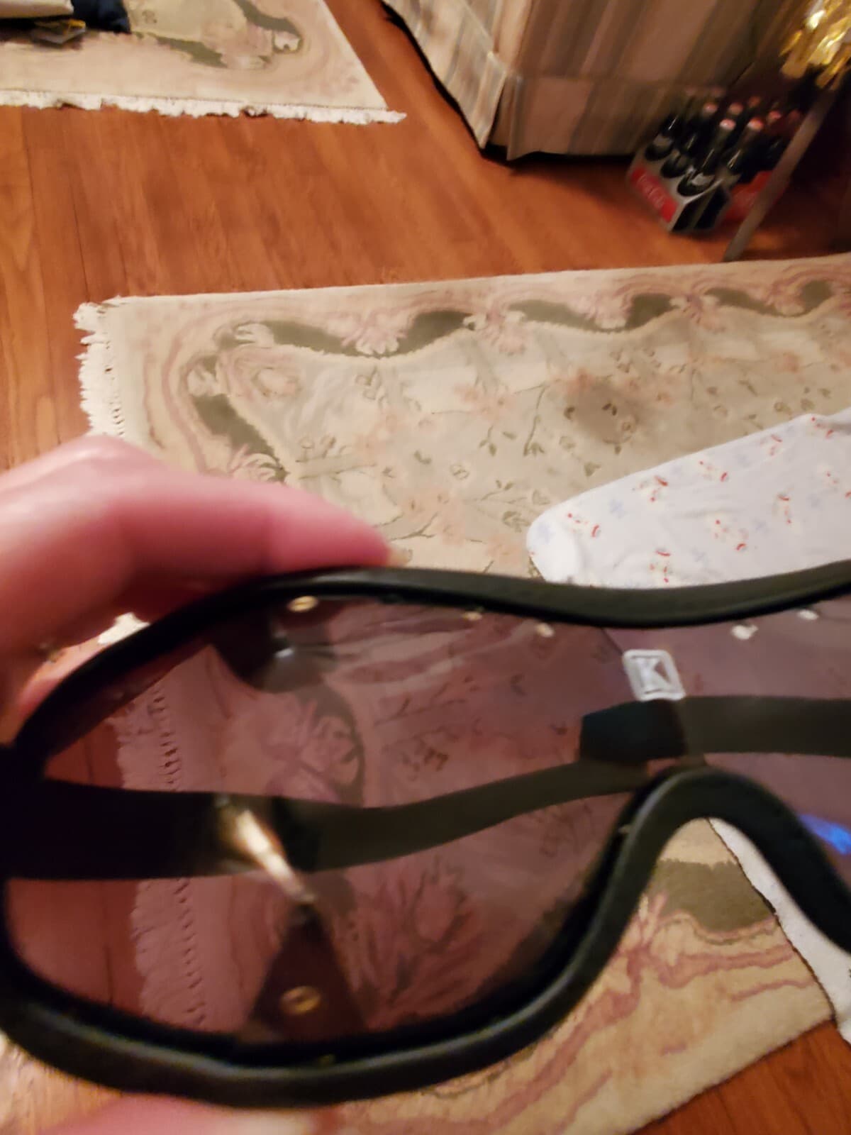 Kroops goggles Black Sky Smoke Lens With Strap New 5