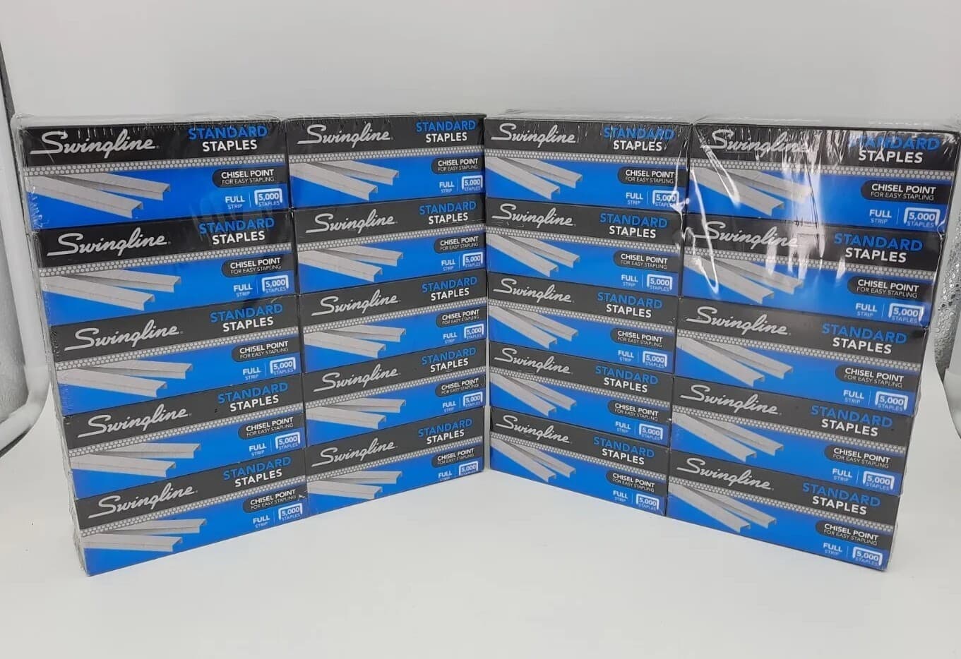 100,000 Swingline S.F. 1 Standard Chisel Point 210 Full Strip Staples 5,000/Box