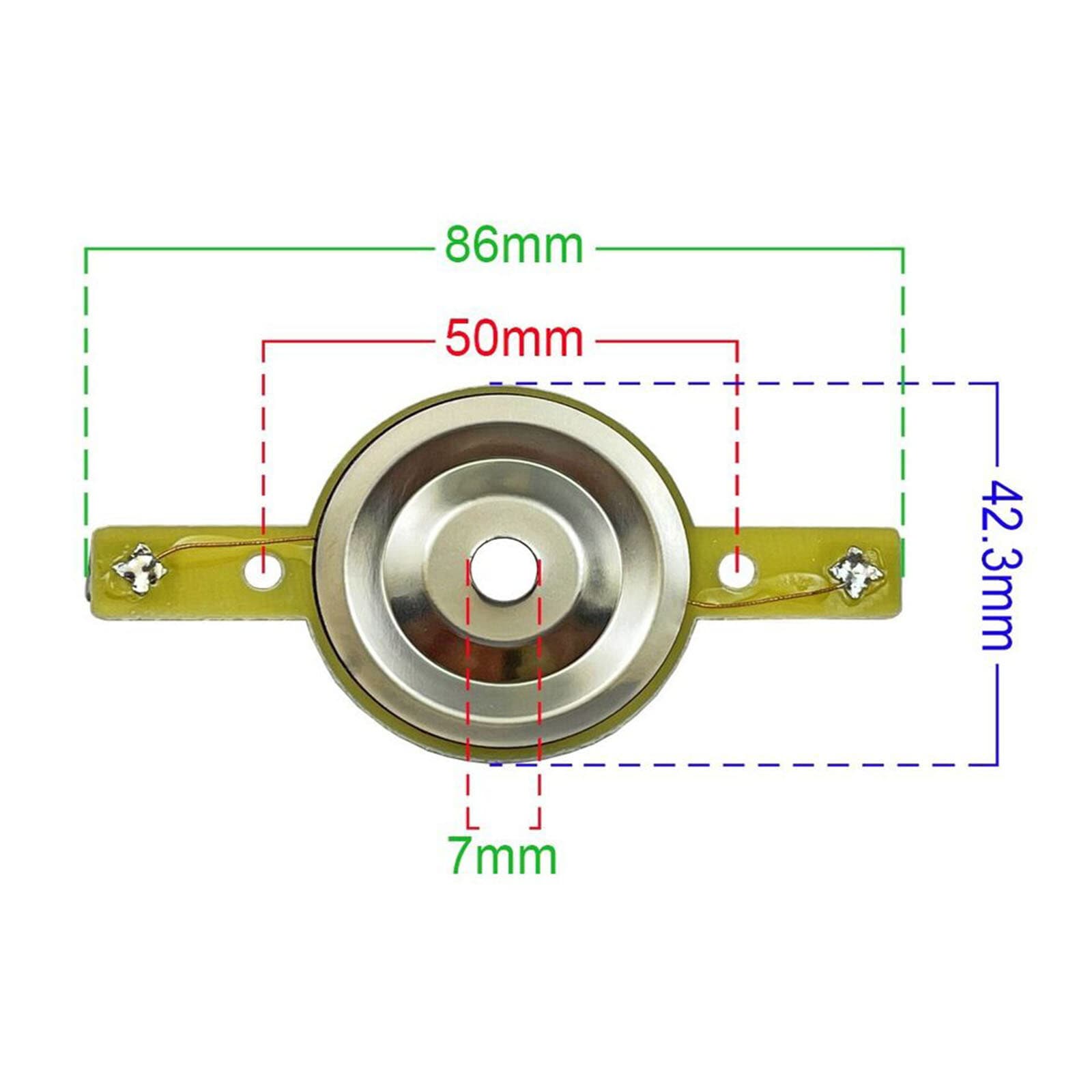 4 Pcs Diaphragm Replacement For PRV Audio RPTW350Ti TW350Ti Bullet Super Tweeter 6