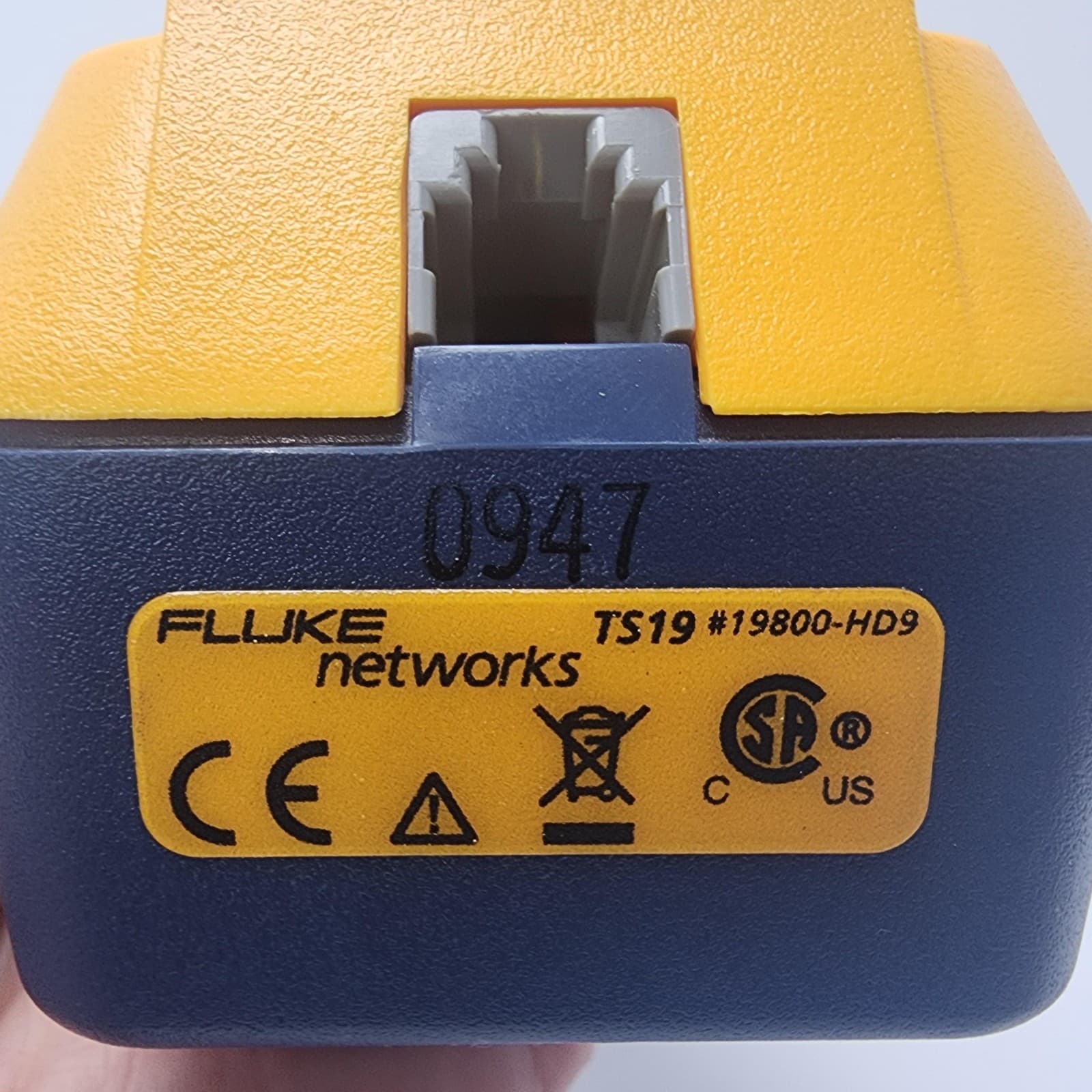 Fluke Networks TS19 19800-HD9 Yellow Corded Handset Lineman Phone Only 5