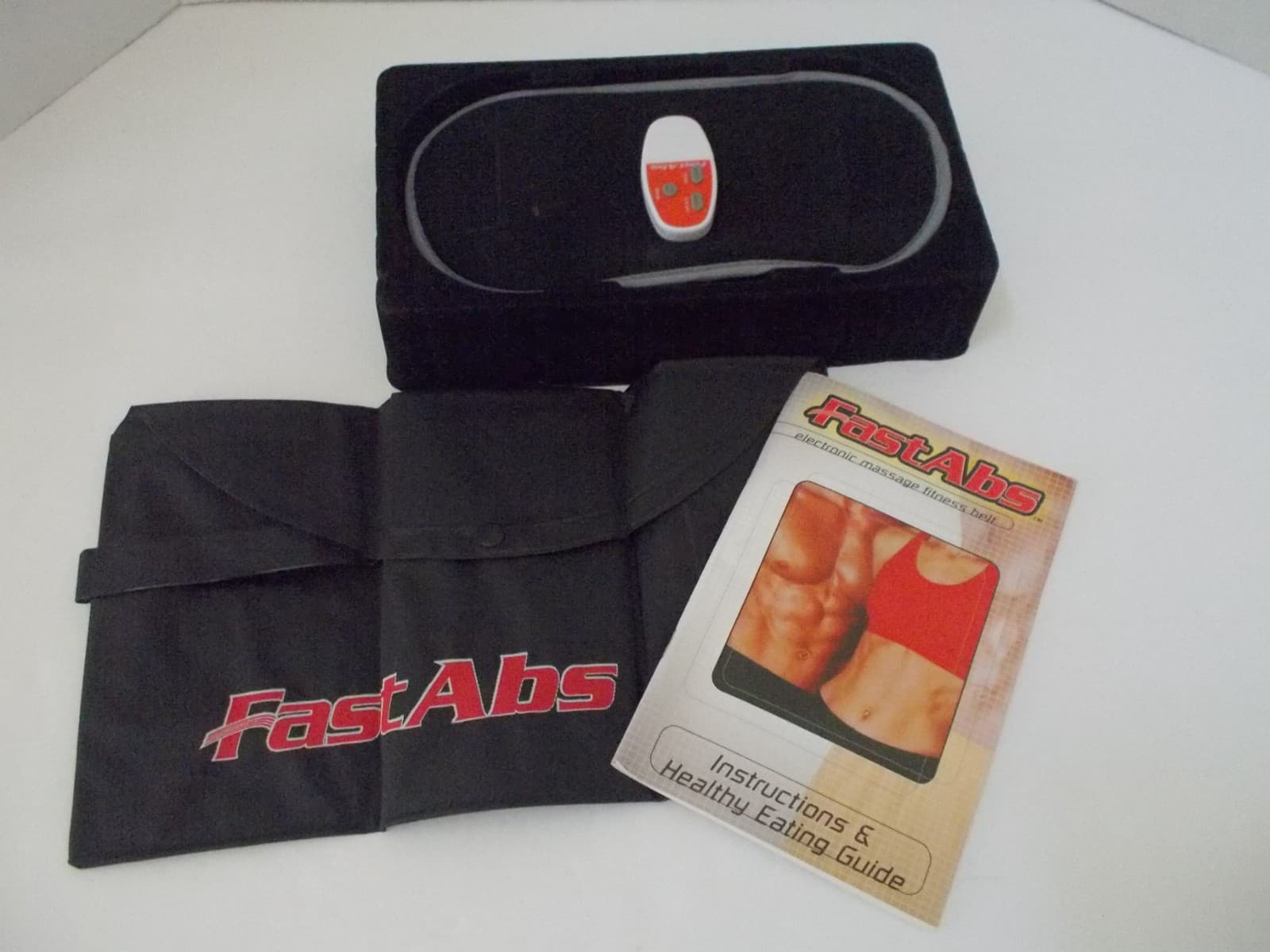 VTG NOS FAST ABS Abdominal Toning Belt w/ Instructions & Eating Guide UNTESTED