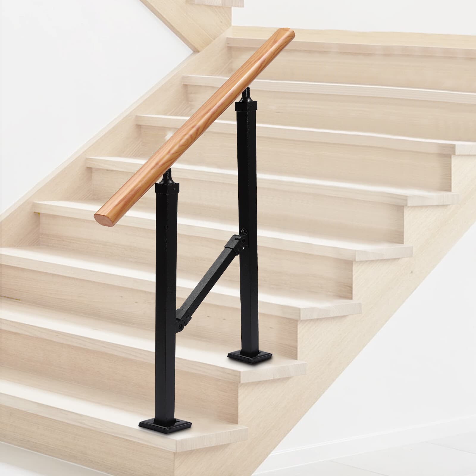 Simple Installation Handrails for Outdoor, Staircase Handrail, 2-Step Handrail