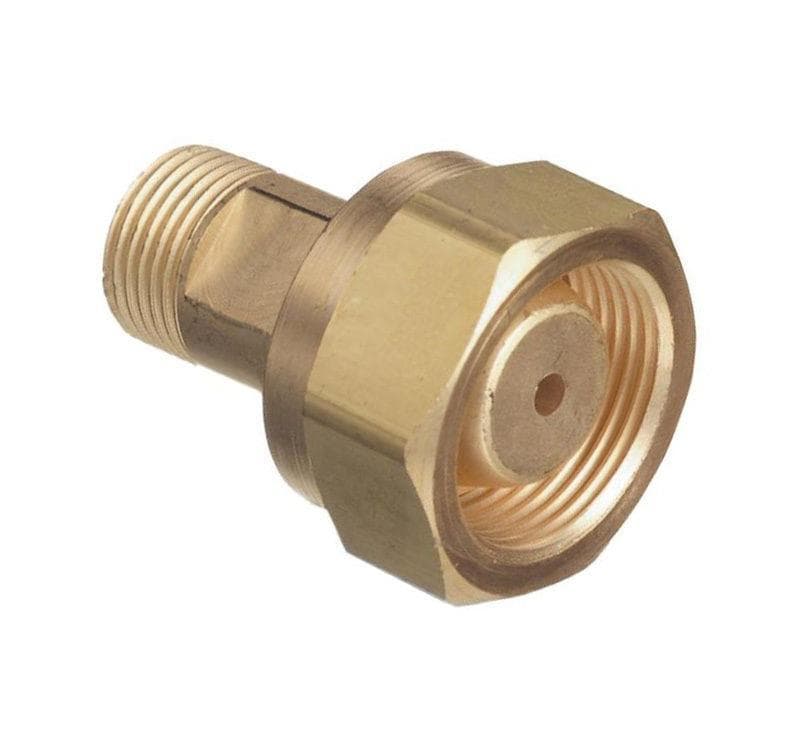 WESTERN # 306 ACETYLENE ADAPTOR CGA-520 TO CGA-200 B TANK TO MC REGULATOR