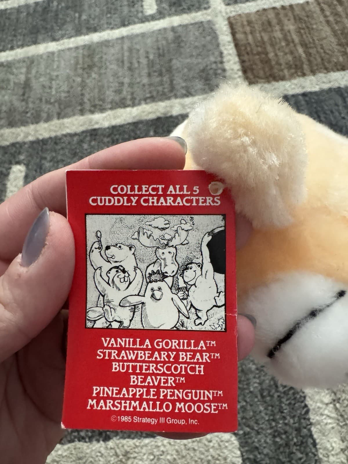 Vintage Dairy Queen Vanilla Gorilla 1986 Plush Toy 5