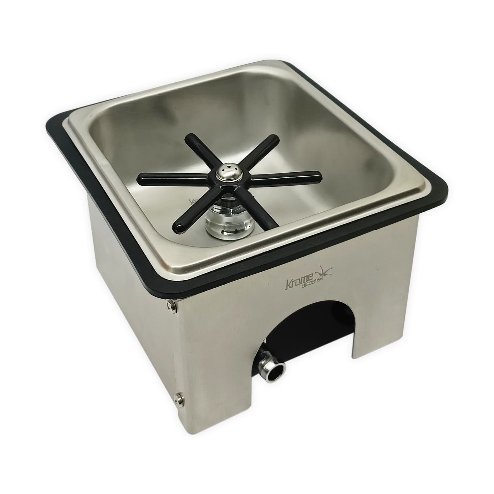 Stainless Steel Kitchen Bar Beer Glass Pitcher Counter Top Mount Rinser 2