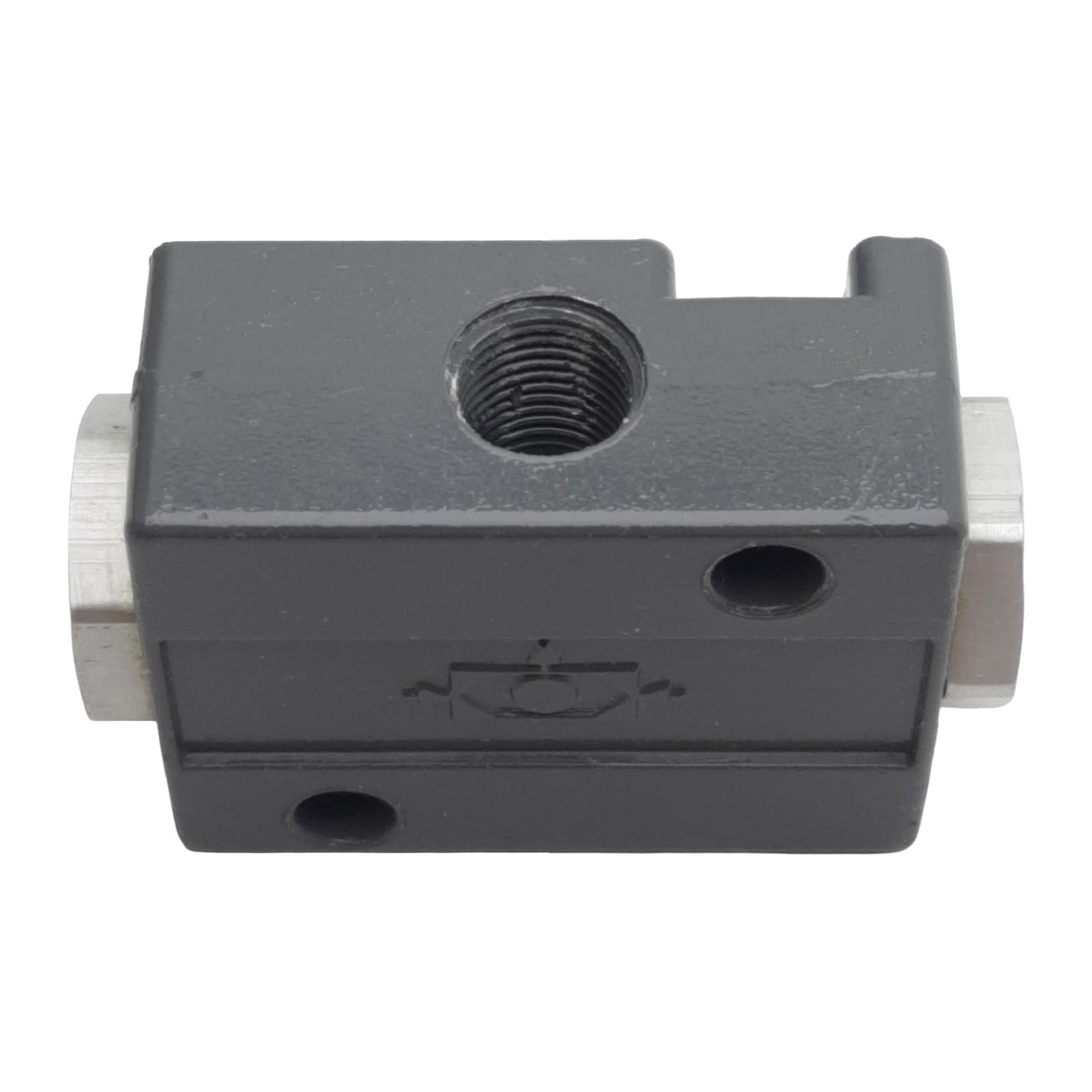 Numatics 0A22-1 Shuttle Valve, 2-Way, 1/8in NPT, 1.5-80psig, 14.3scfm 6