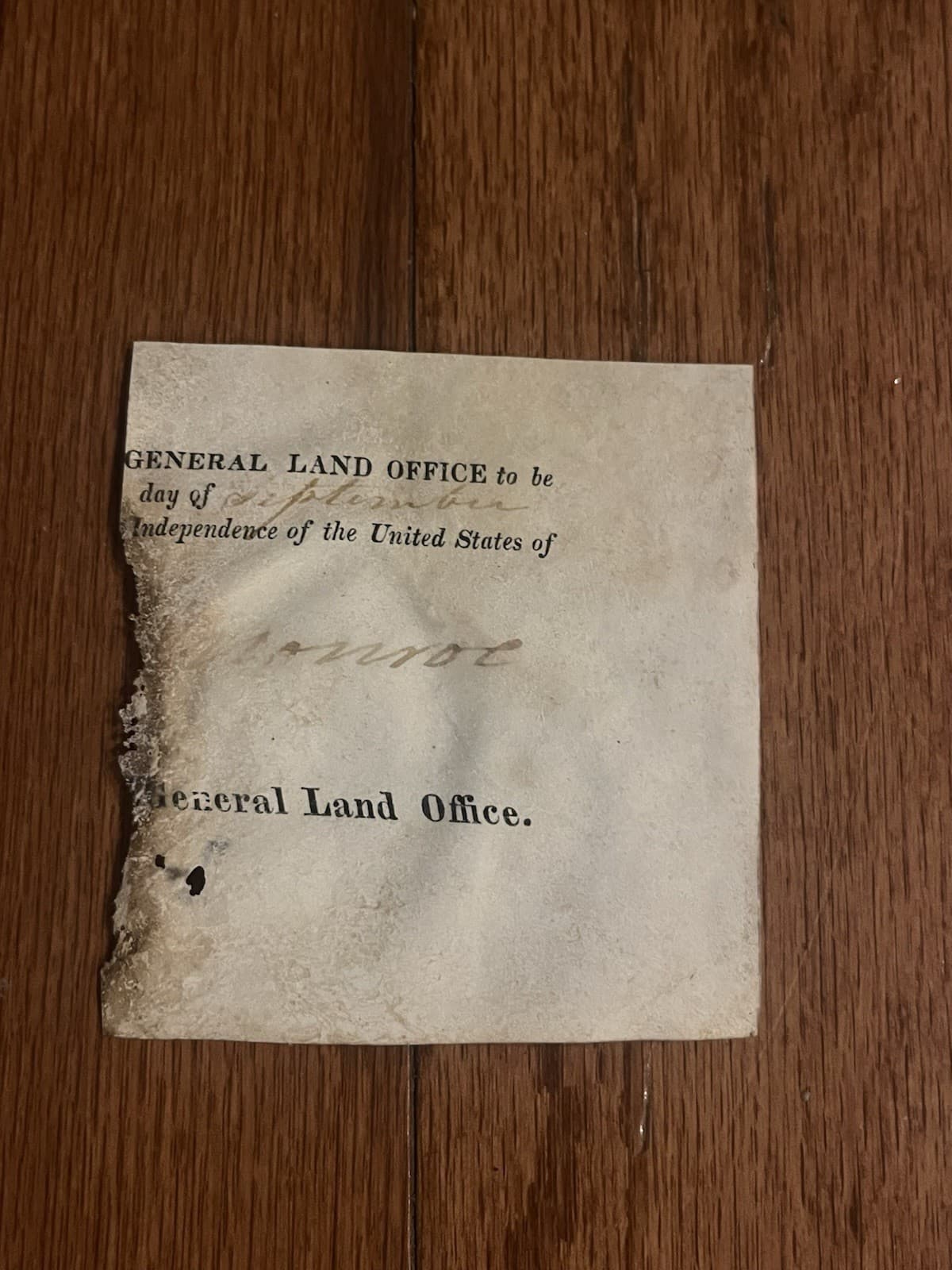 President James Monroe Signed Autograph Cut Signature Rare Historic Auto 2