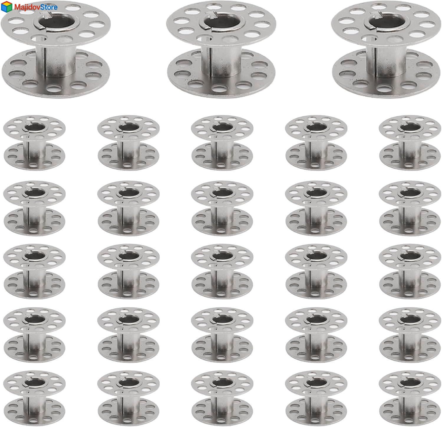 Metal Sewing Machine Bobbins, 28 PCS Universal Sewing Machine Bobbins  2