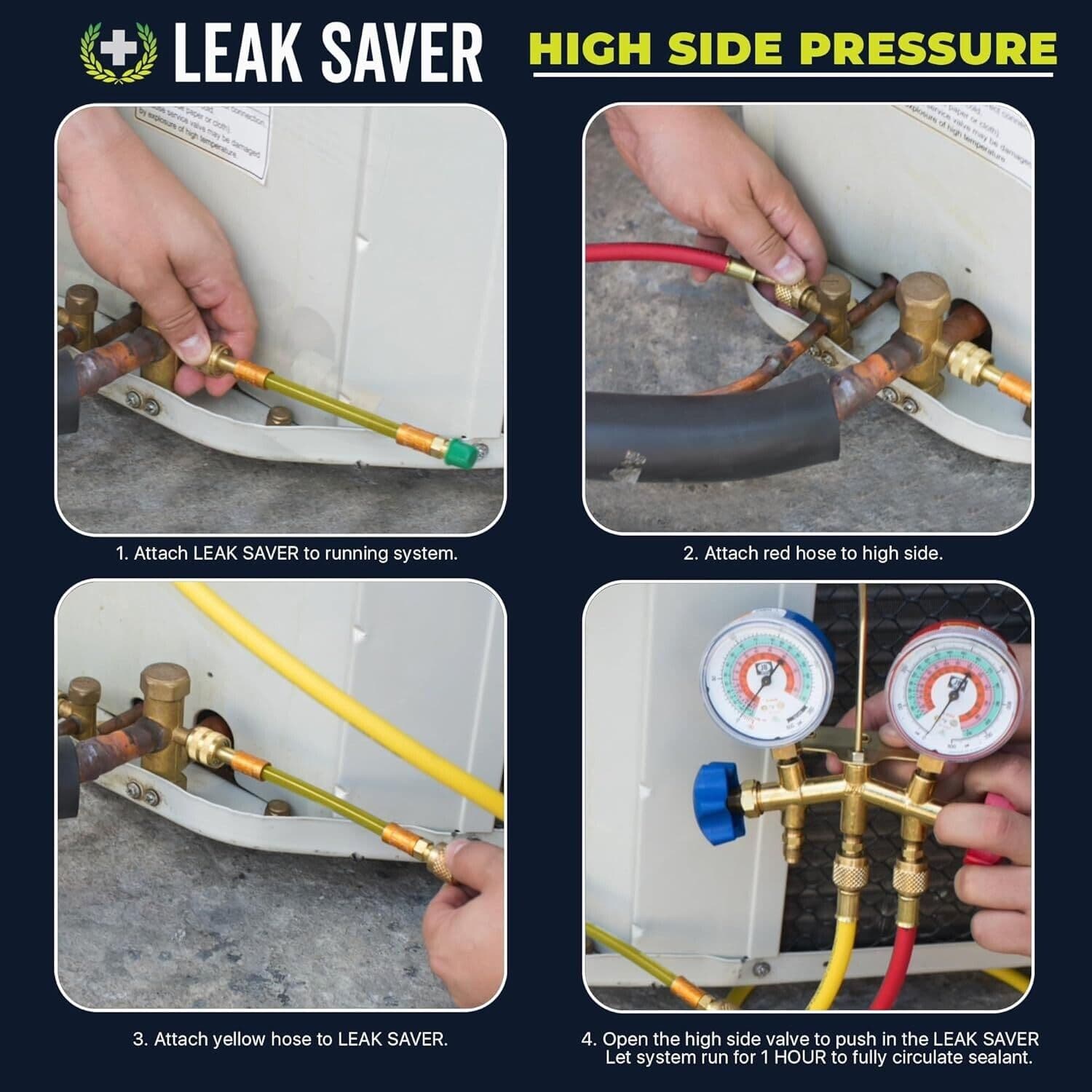 Direct Inject AC Leak Sealer | AC Stop Leak for Most HVAC Systems up to 1 Tons.. 6