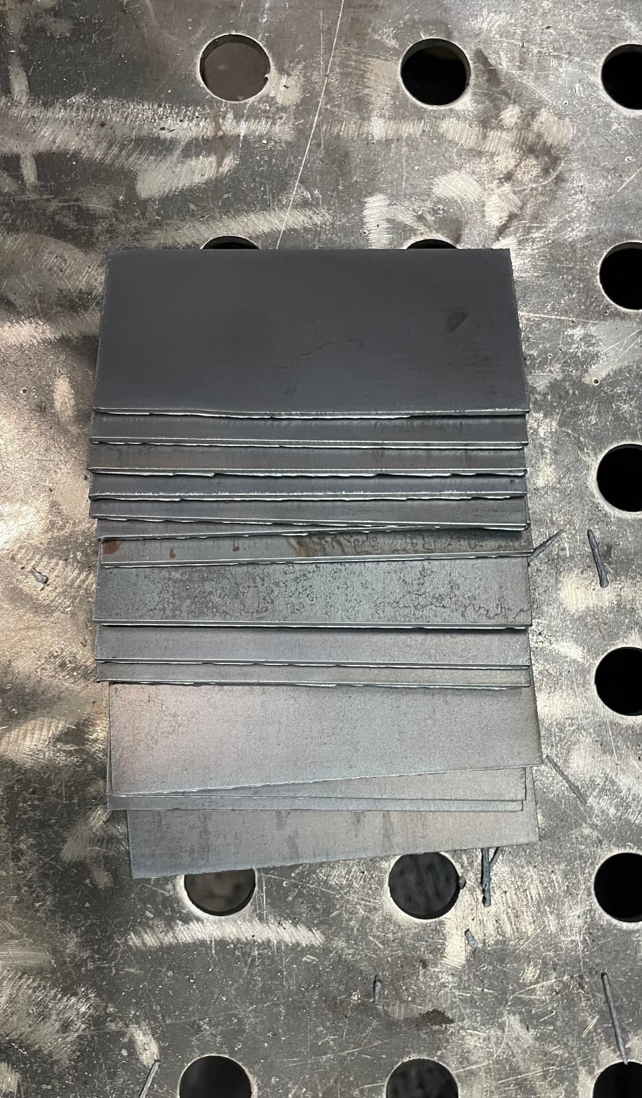 Welding Practice Kit - QTY 20 - 2" x 4" - 1/16" Thick Practice Set 2