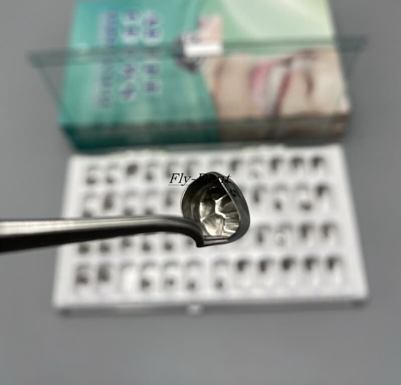 Dental Permanent Molar Crowns Stainless Steel Adult Preformed Temporary Crown 6