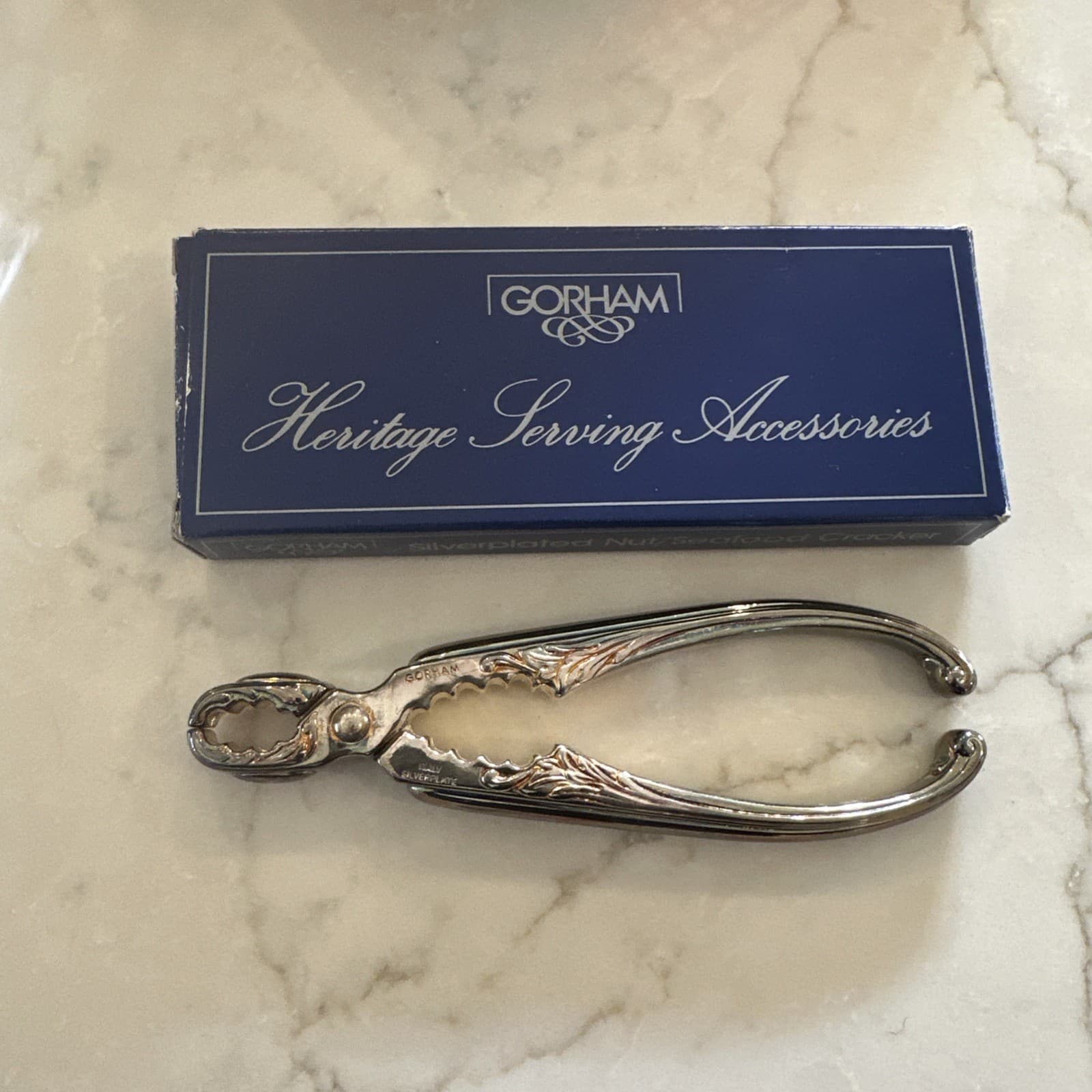 gorham silverplated nut/seafood cracker yh502