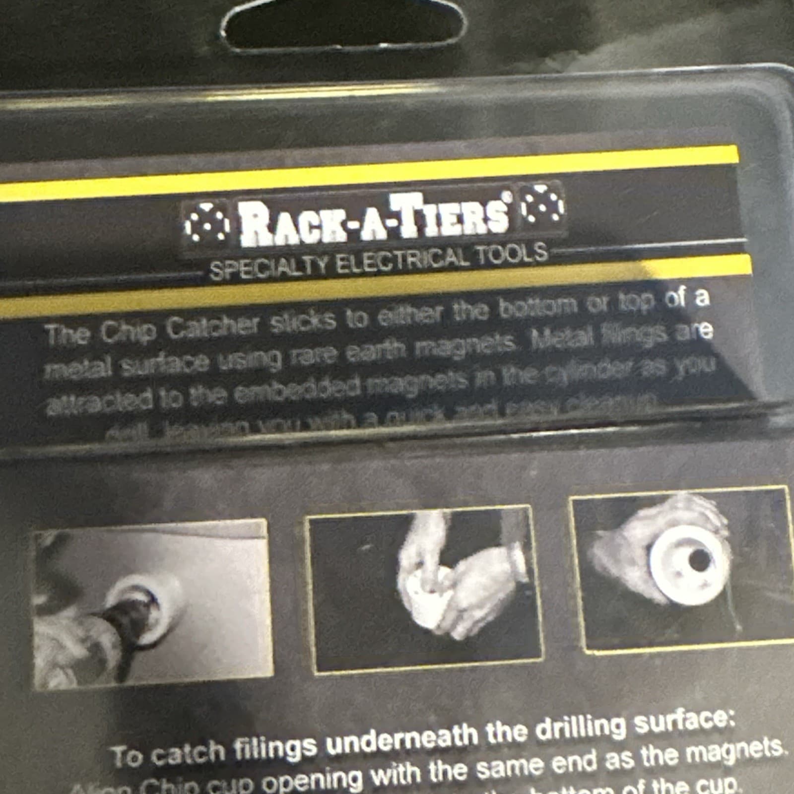 Rack-A-Tiers 84100 Chip Catcher- Magnetic Metal Shavings Catcher 3