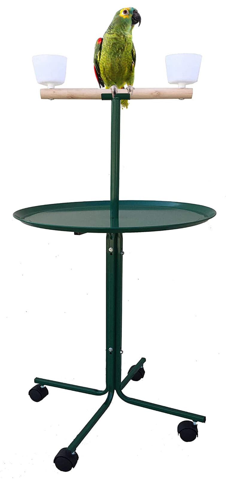 Metal Around Base Parrot Bird Cage African Grey Macaw Cockatoo Play Metal Stand