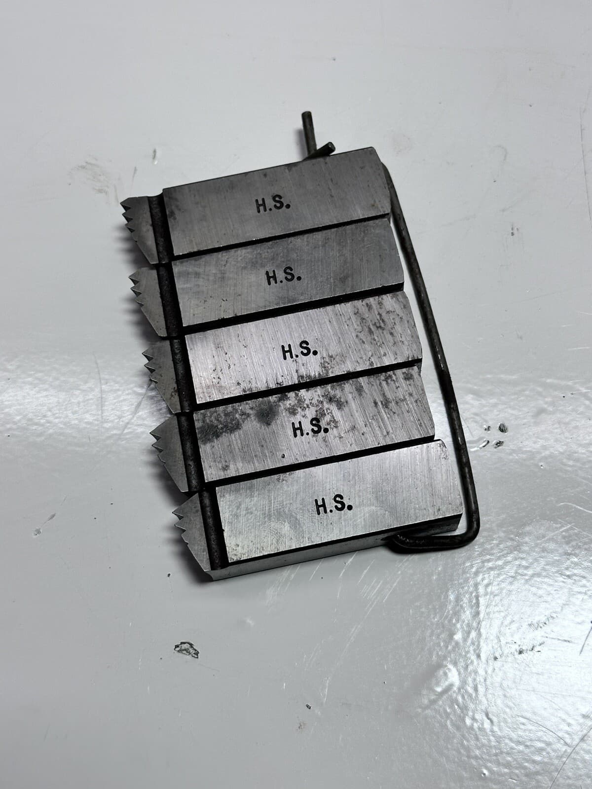 RIDGID 4PJ 3” NPT Dies Set High Speed RH for 4-P and 4PJ Threaders 2