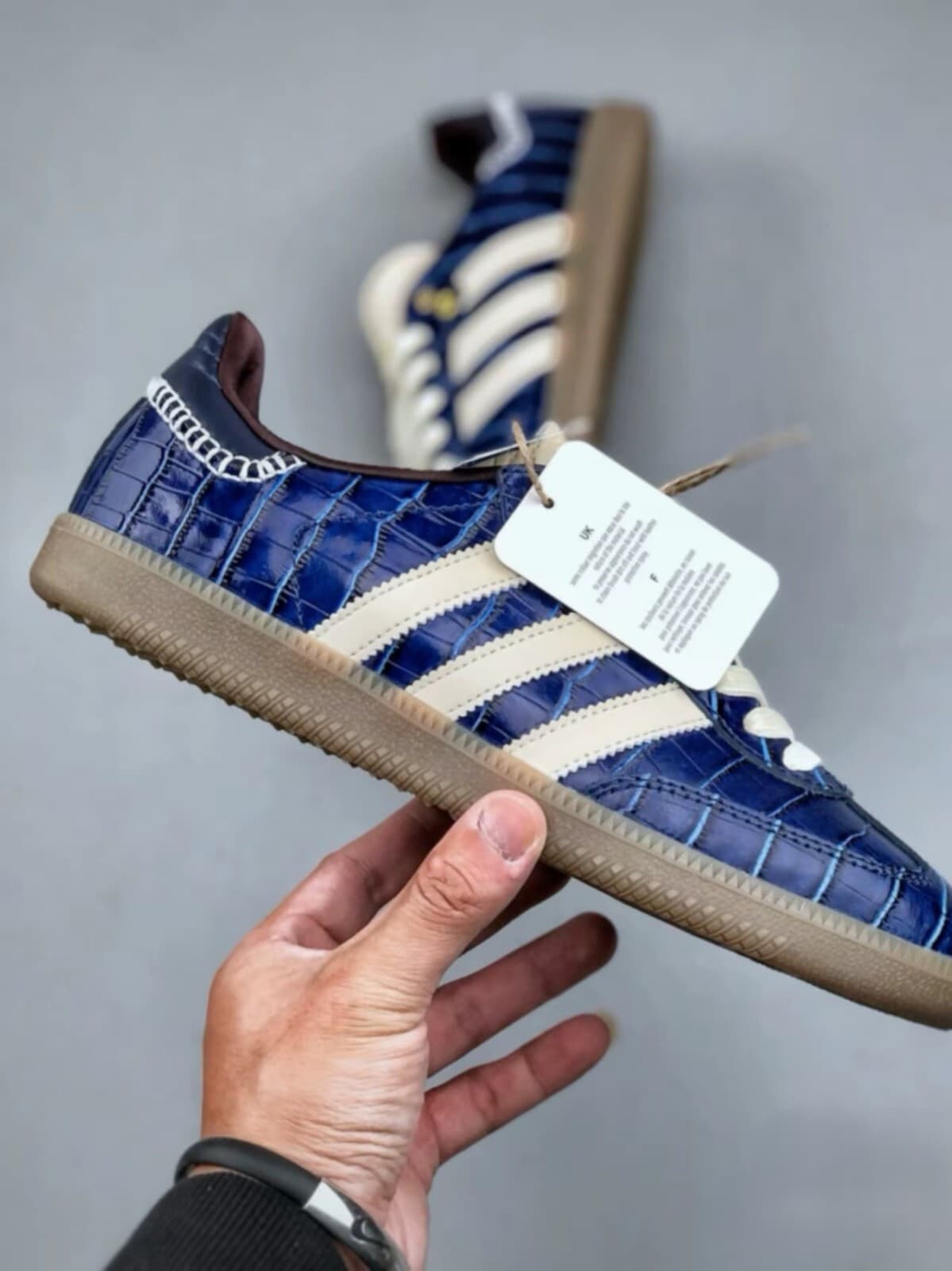 adidas Wales Bonner x Samba OG 'Croc - Collegiate Navy' | JH9825 New With Box 6
