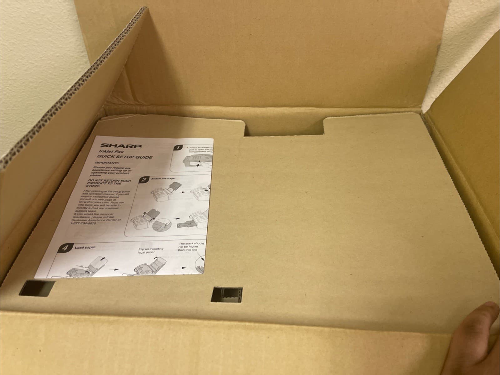 Sharp UX-B700 Large-Capacity Business Inkjet Fax Machine Facsimile Secure 3