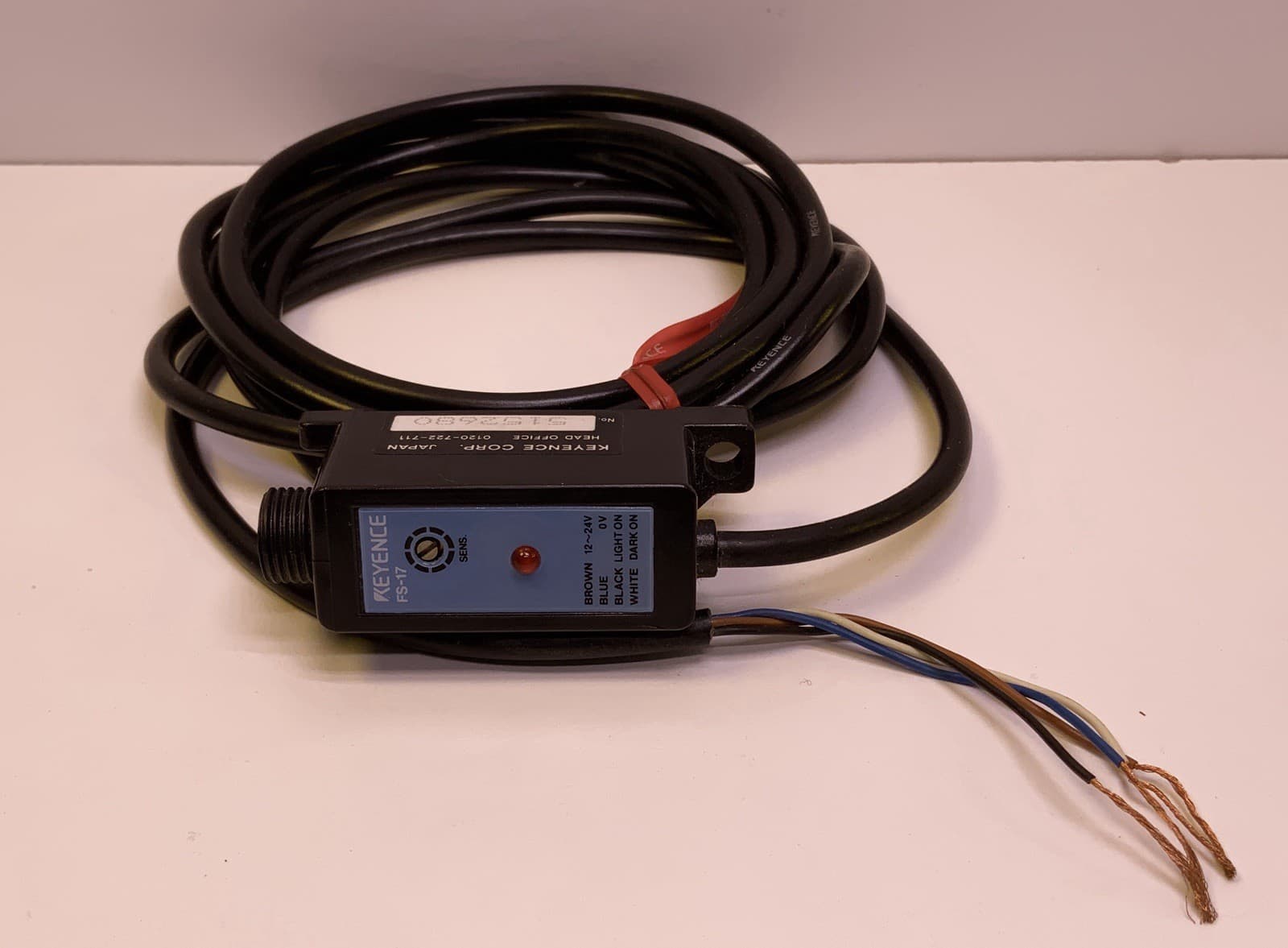 NEW Keyence FS-17 Photoelectric Amplifier Fiber Optic Only: Missing Packaging