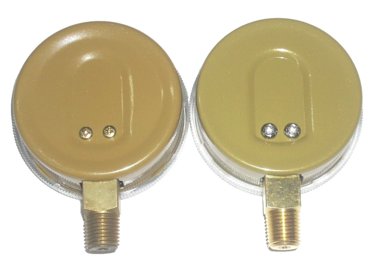 Acetylene Regulator Gauge Set 2 1/2" Dia 1/4" NPT for Welding & Cutting 2