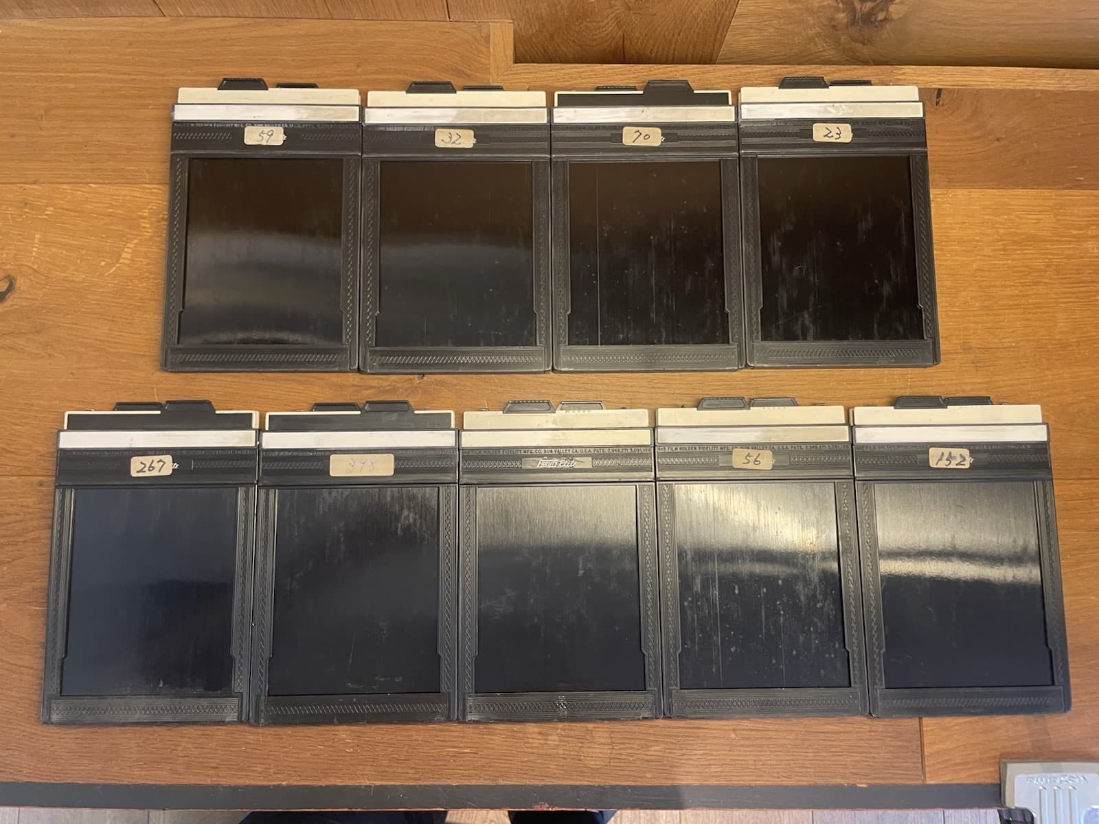 *Excellent +5* Lot of 9 Fidelity Elite 4x5 Cut Film Holder From JPN #C4-61C 6