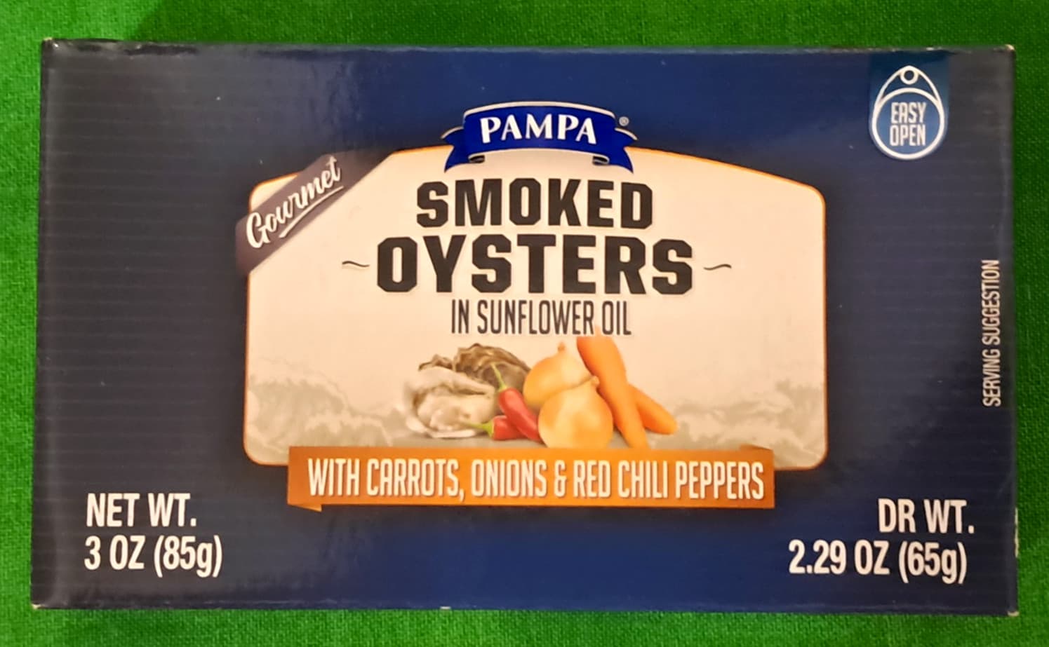 13 Cans SMOKED OYSTERS IN SUNFLOWER OIL w/Carrots Chili Peppers 4