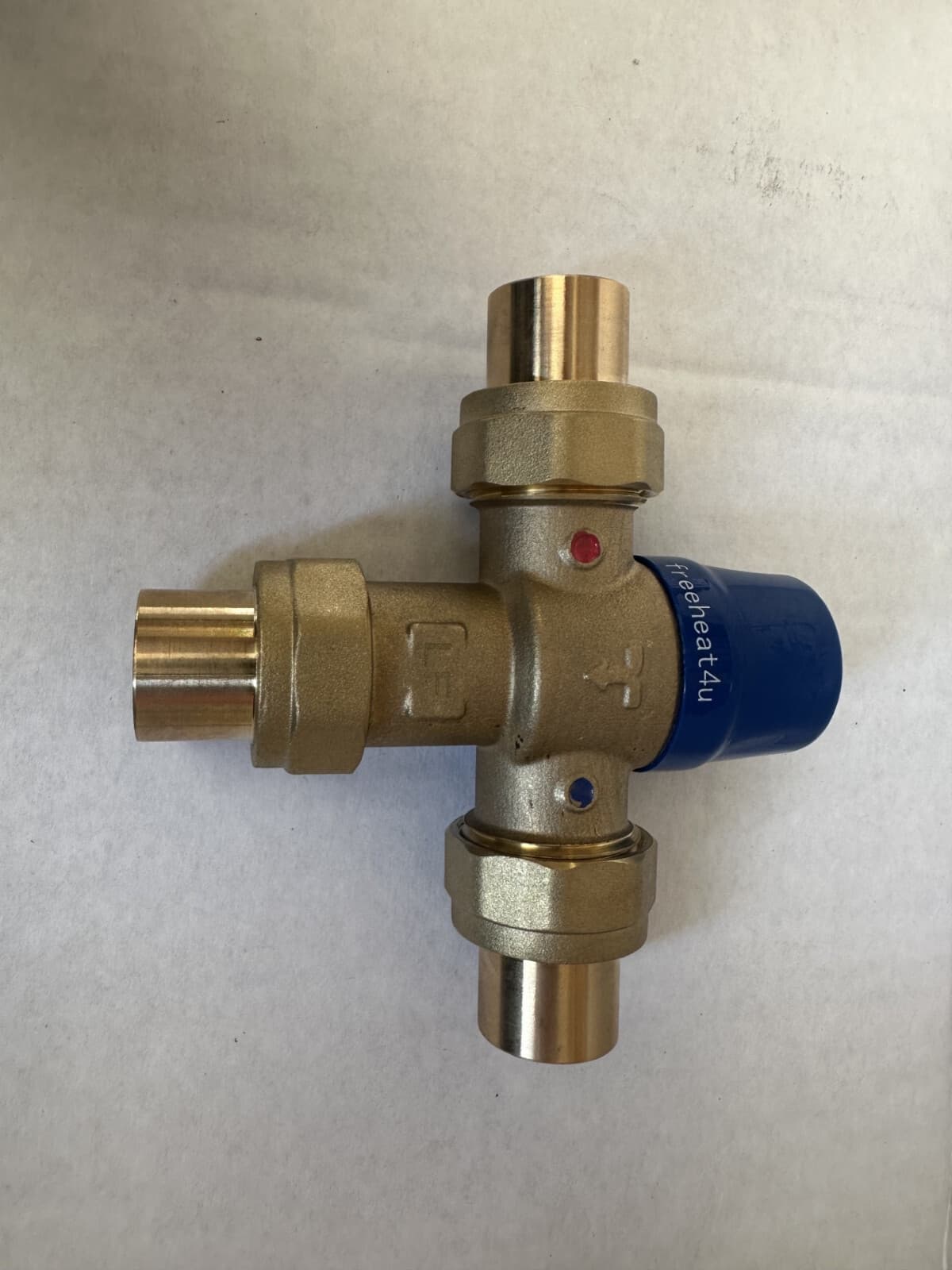 Freeheat4u Thermostatic Mixing Valve with removable 3/4" Sweat Ends 3