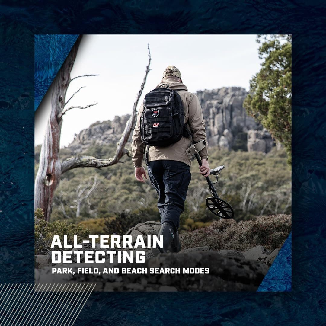 Minelab X-TERRA Elite Expedition Pack Metal Detector PN: 3707-0003 + PF40 5