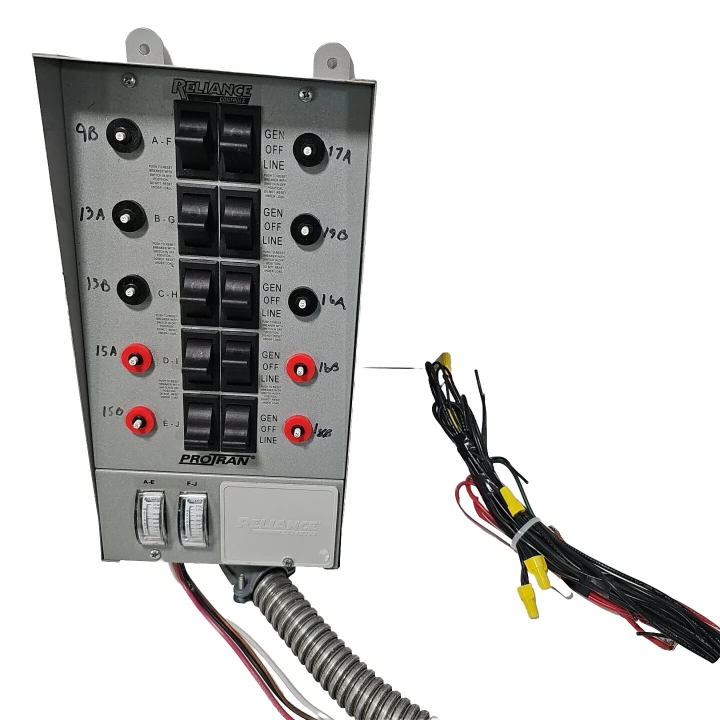 Reliance Pro/Tran 31410C Manual Transfer Switch Protran