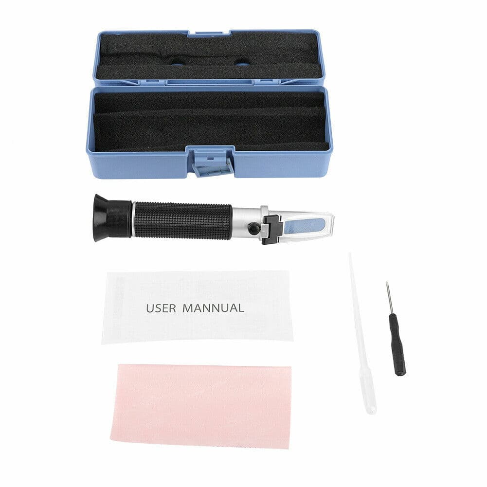 0~40% Brix 0~25% Alcohol Wine Refractometer Sugar Wine Concentration Meter Tool 3