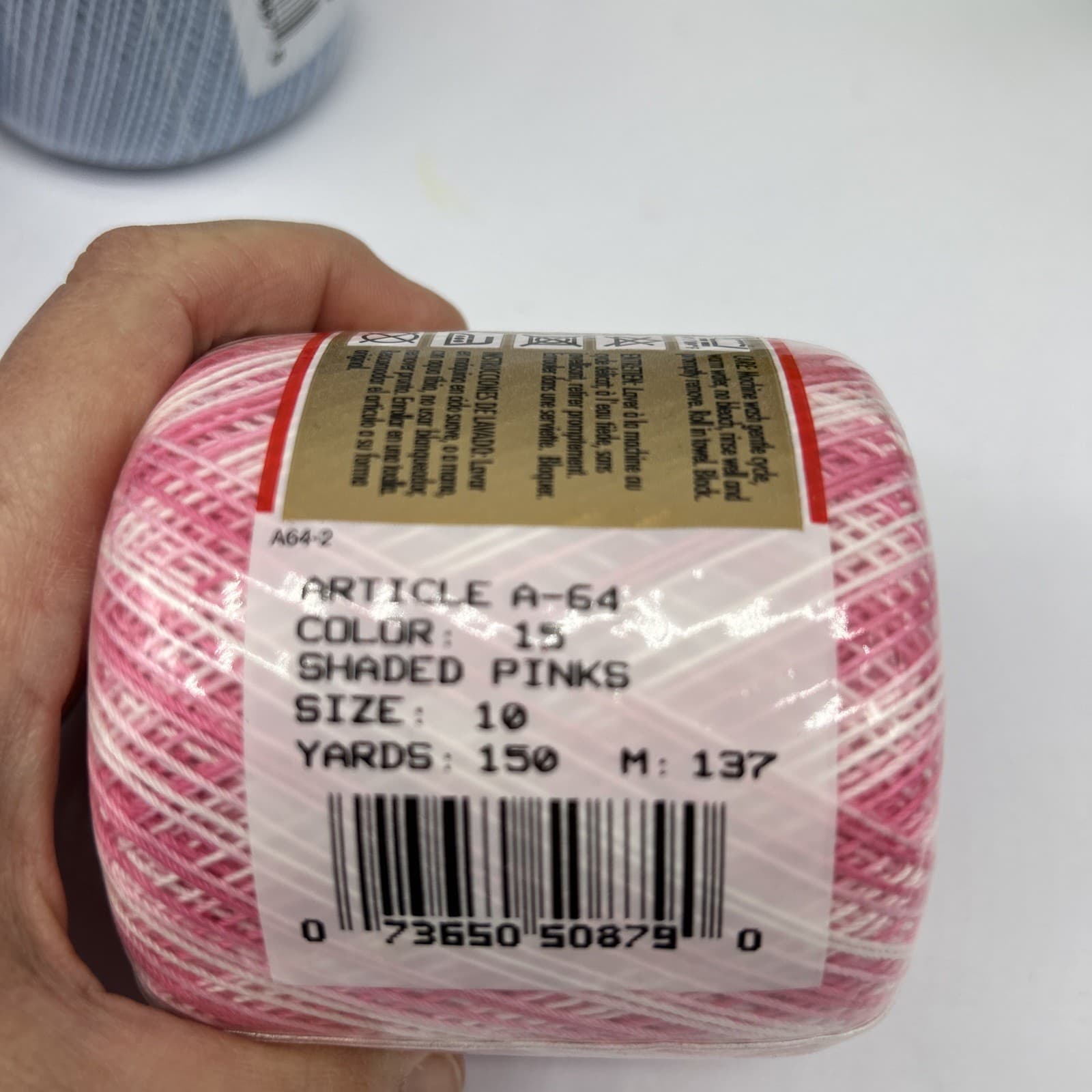 6- J&P Coats Knit-Cro-Sheen 100% Mercerized Cotton Green Pink Blue Lilac Pastel 5