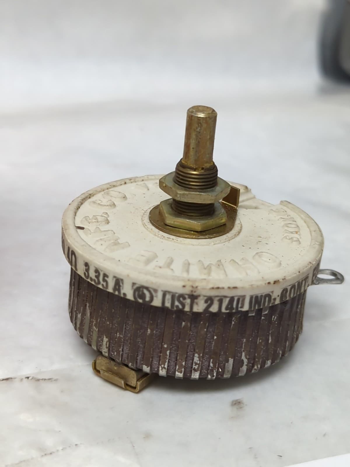 OHMITE,RJS4R0,RHEOSTAT MODEL J NOS 3