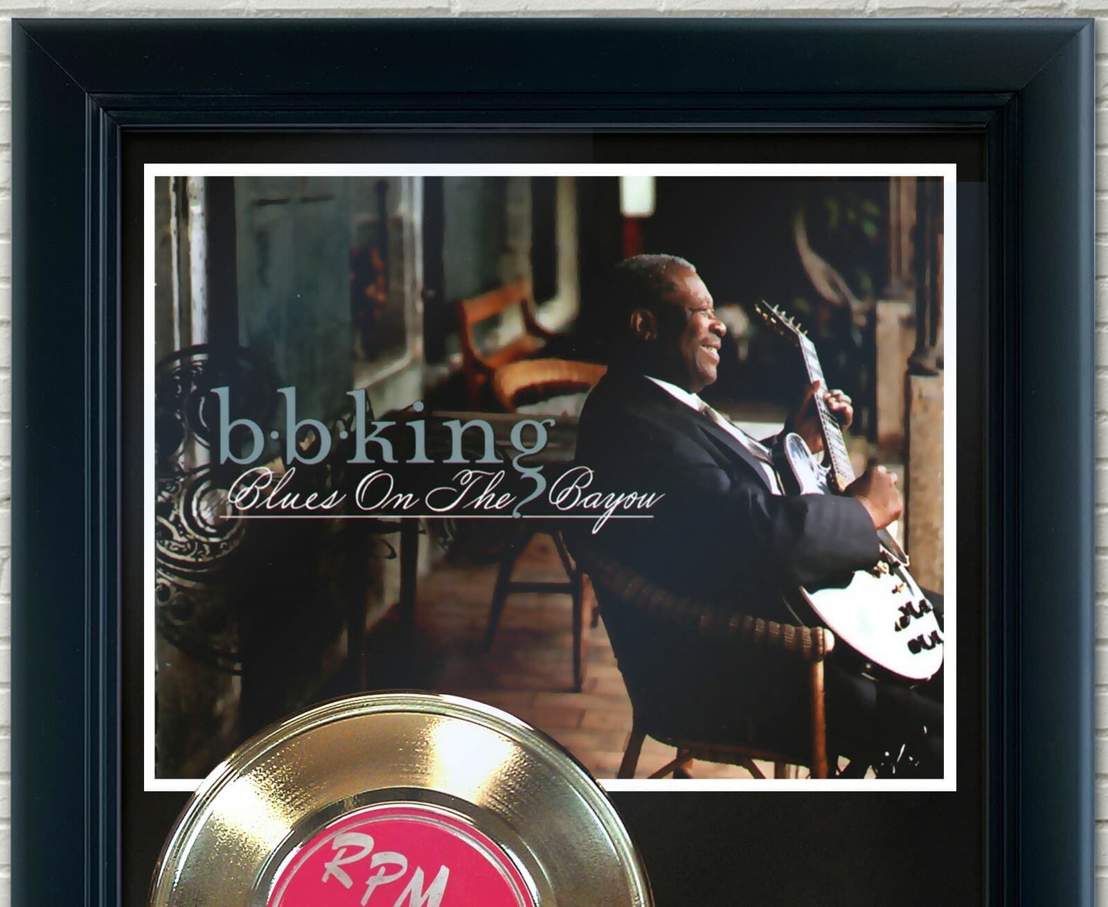 B. B. King "Everyday I Have The Blues" Framed 45 Gold Record Display 2