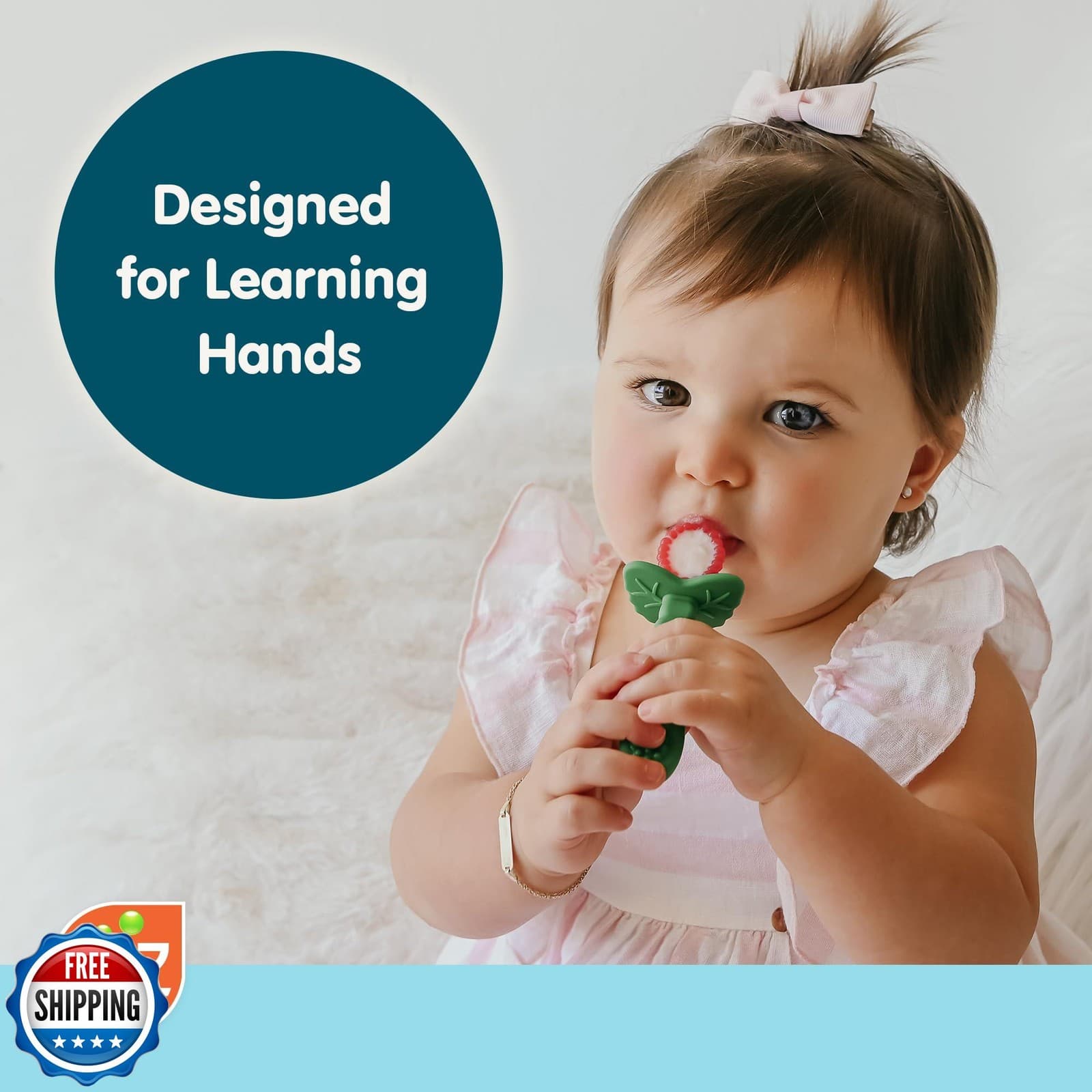 RaZ-Berry Baby Spoon/Baby's First Spoon / 100% Silicone 3