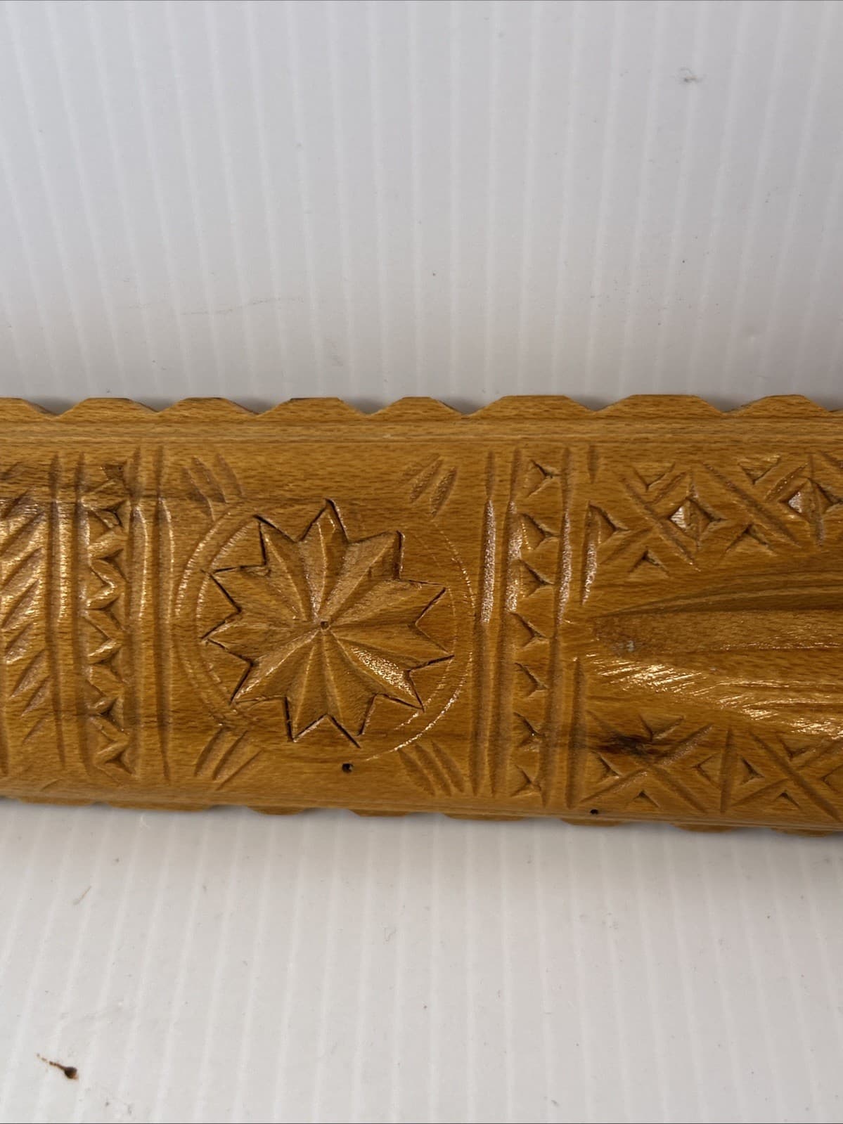 Vintage Wood Hand Carved Dvojnice Balkan Twin Double Flute 4