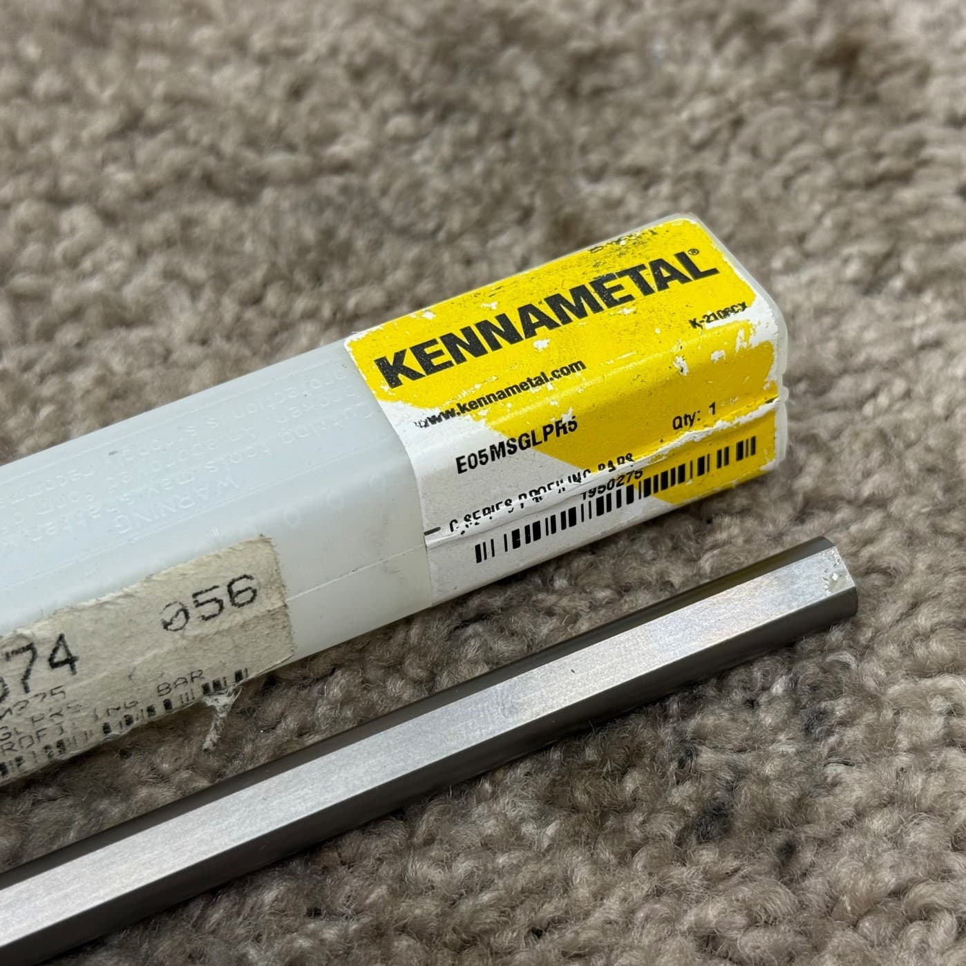 KENNAMETAL SOLID CARBIDE INDEXABLE PROFILING BORING BAR - E05MSGLPR5 4